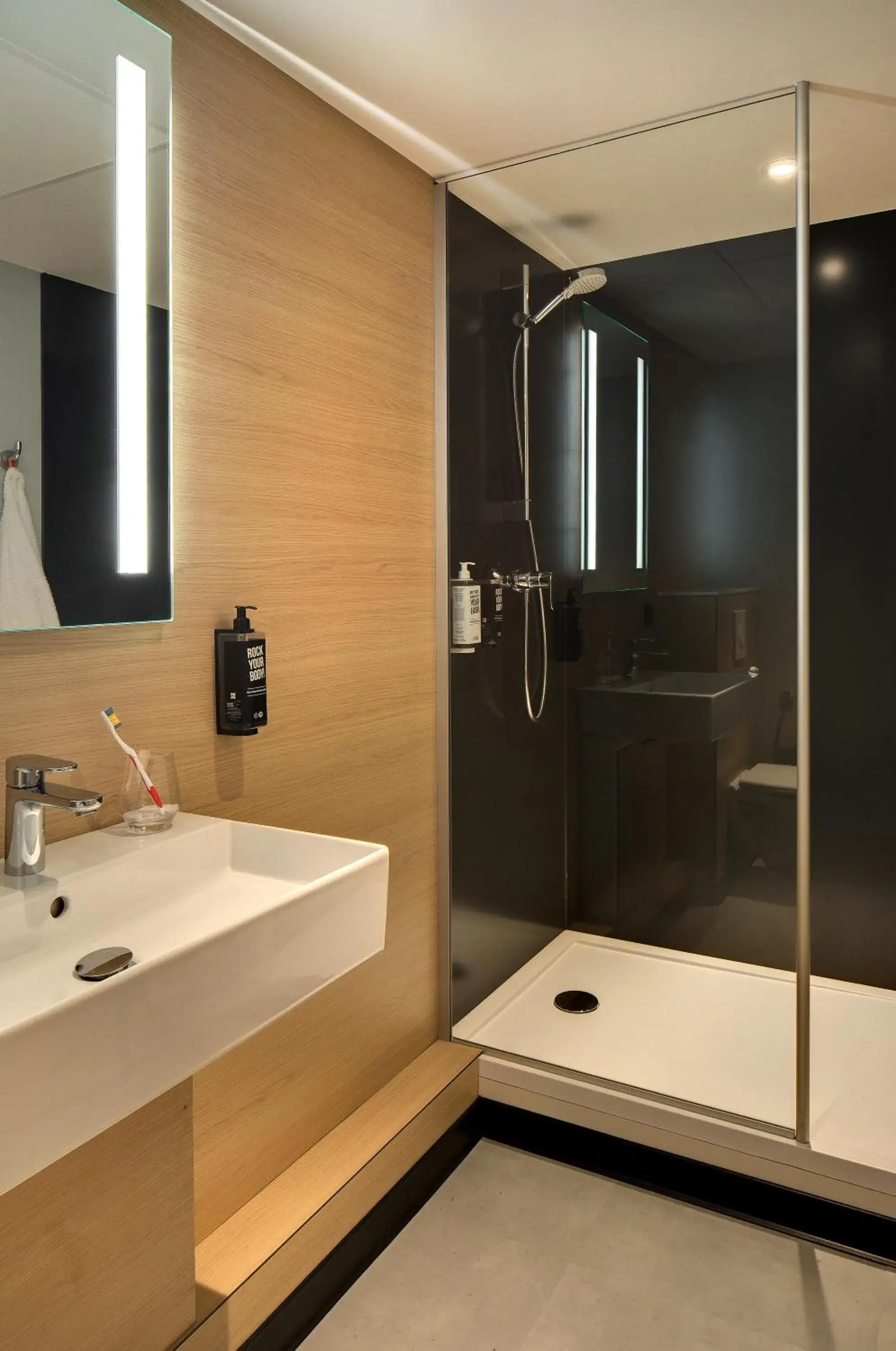 Bathroom in ibis Vichy Bathroom in ibis Vichy