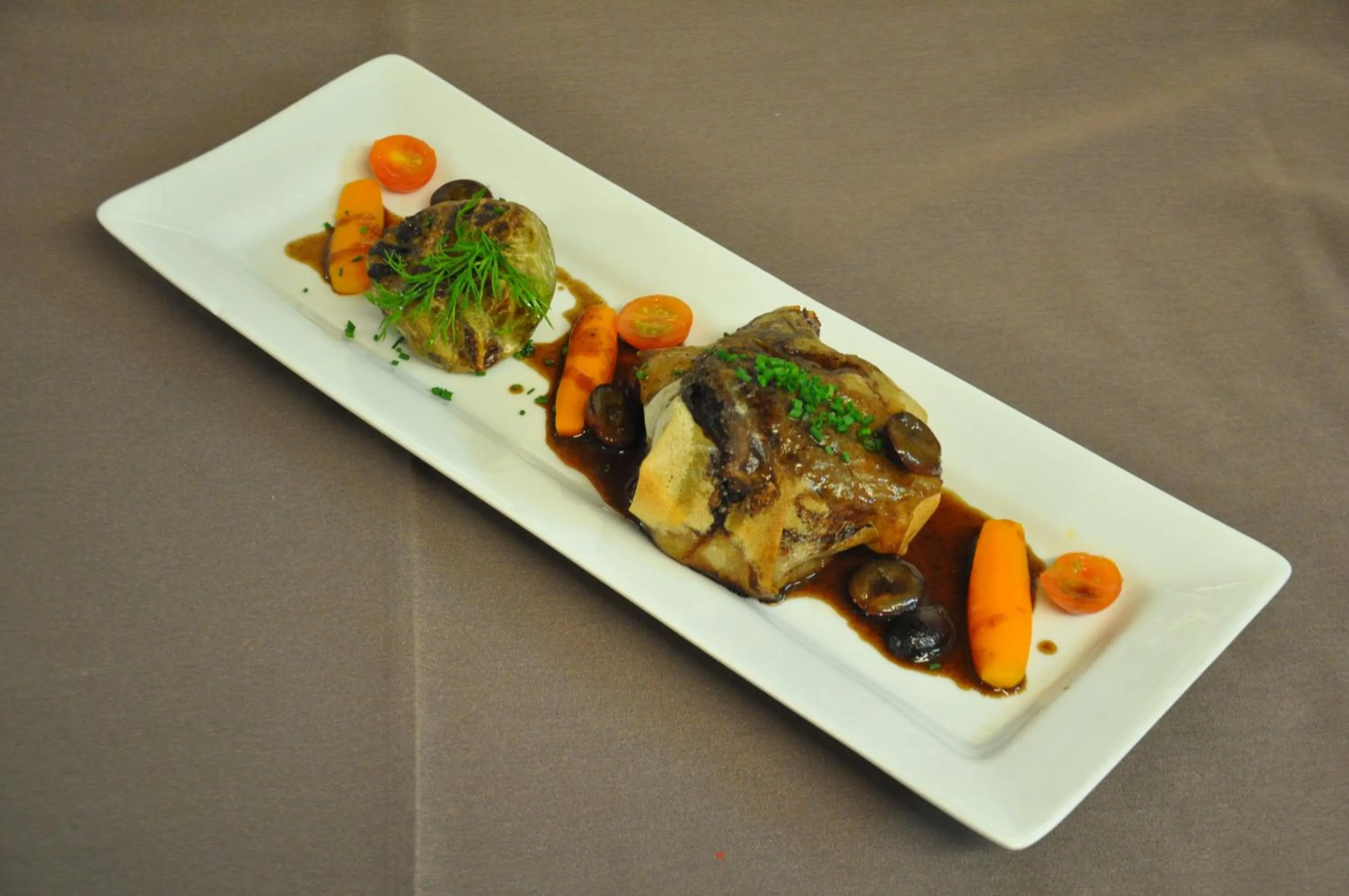 Food close-up in Logis Auberge Du Centre