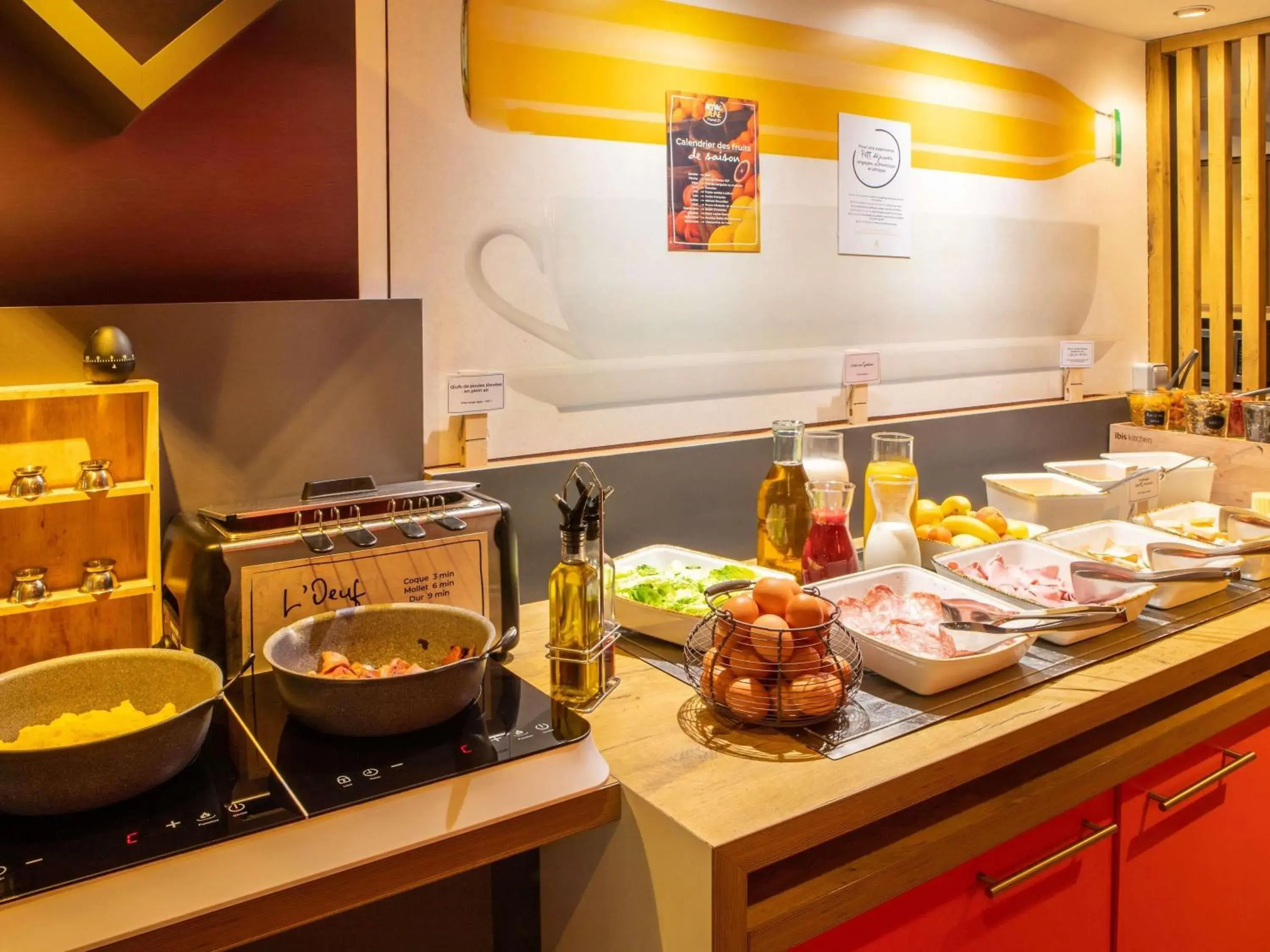 Breakfast in ibis Paris Gare du Nord La Fayette Breakfast in ibis Paris Gare du Nord La Fayette