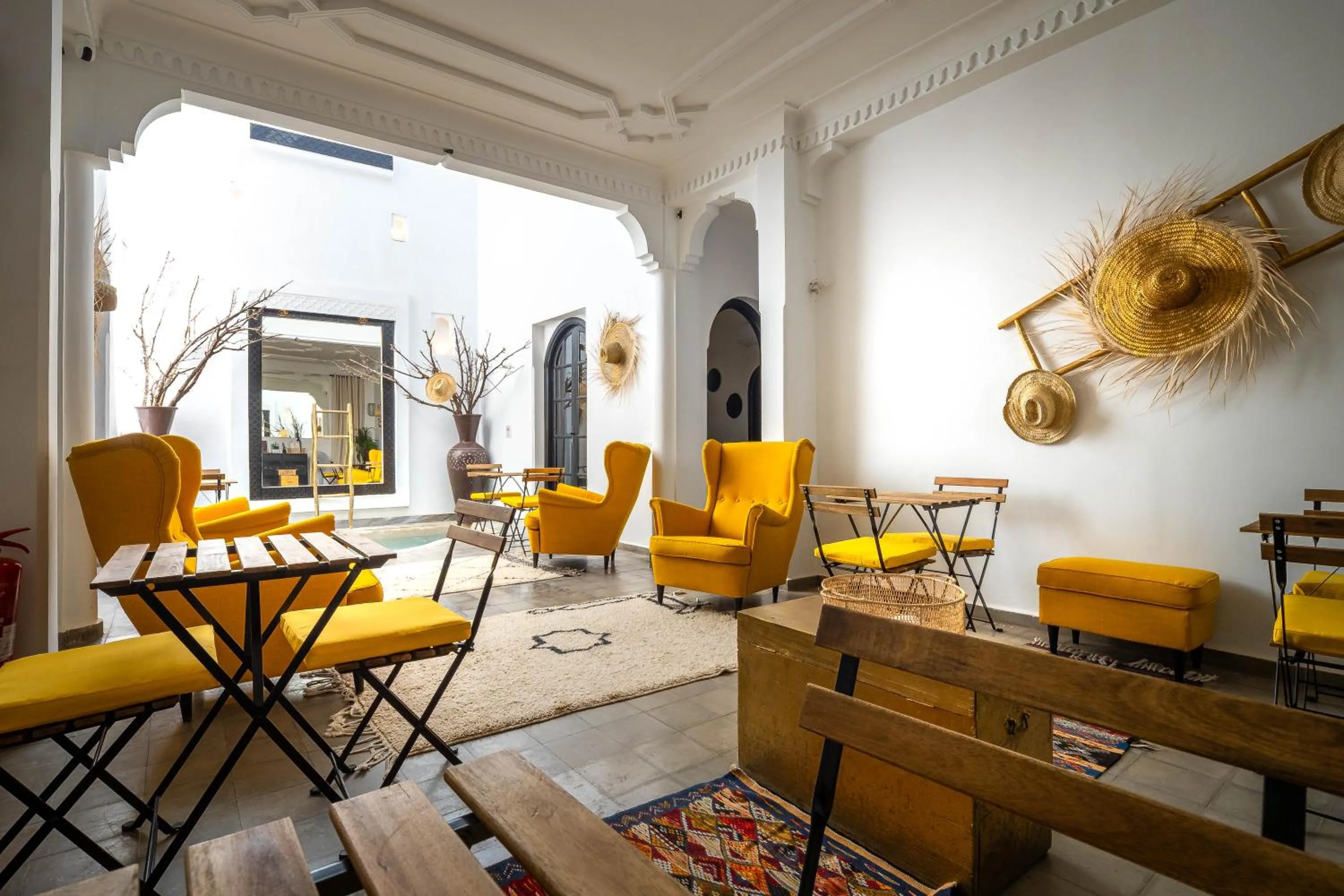 Seating area in Riad Come & Va Medina