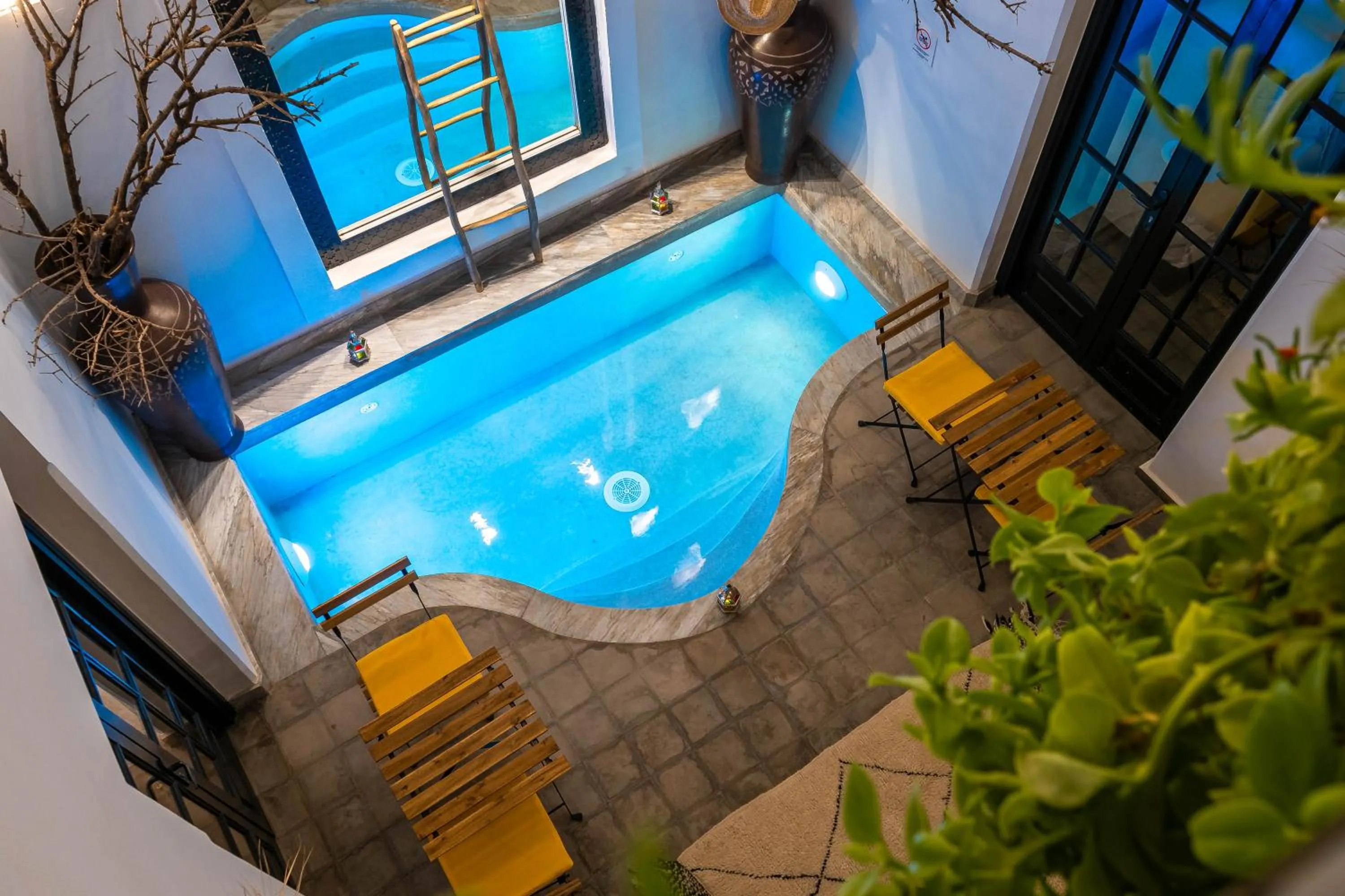 Pool view in Riad Come & Va Medina