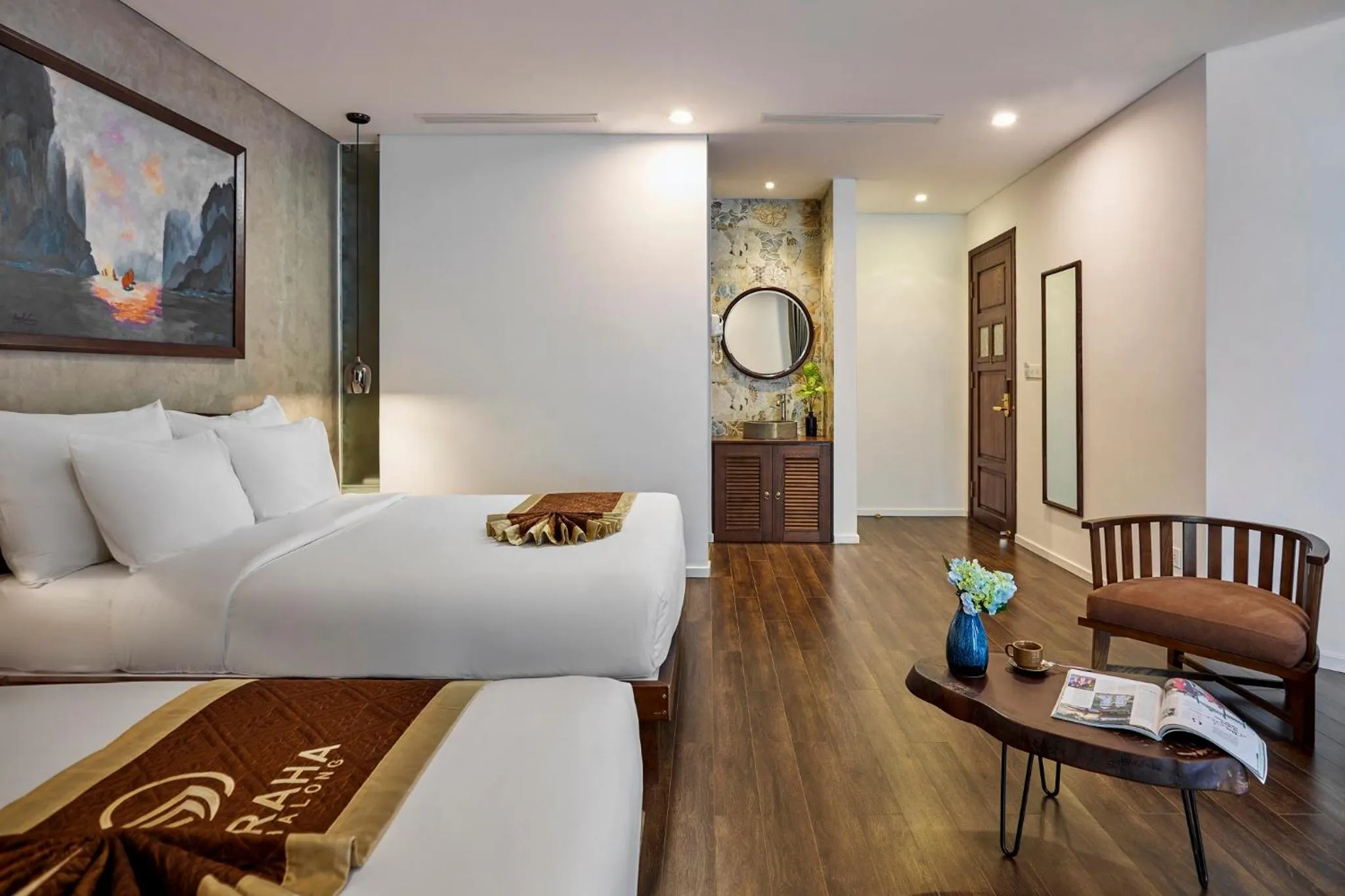 Bed in Draha Halong Hotel - Serenity, Charm and Nature - Preferred by Western Travelers