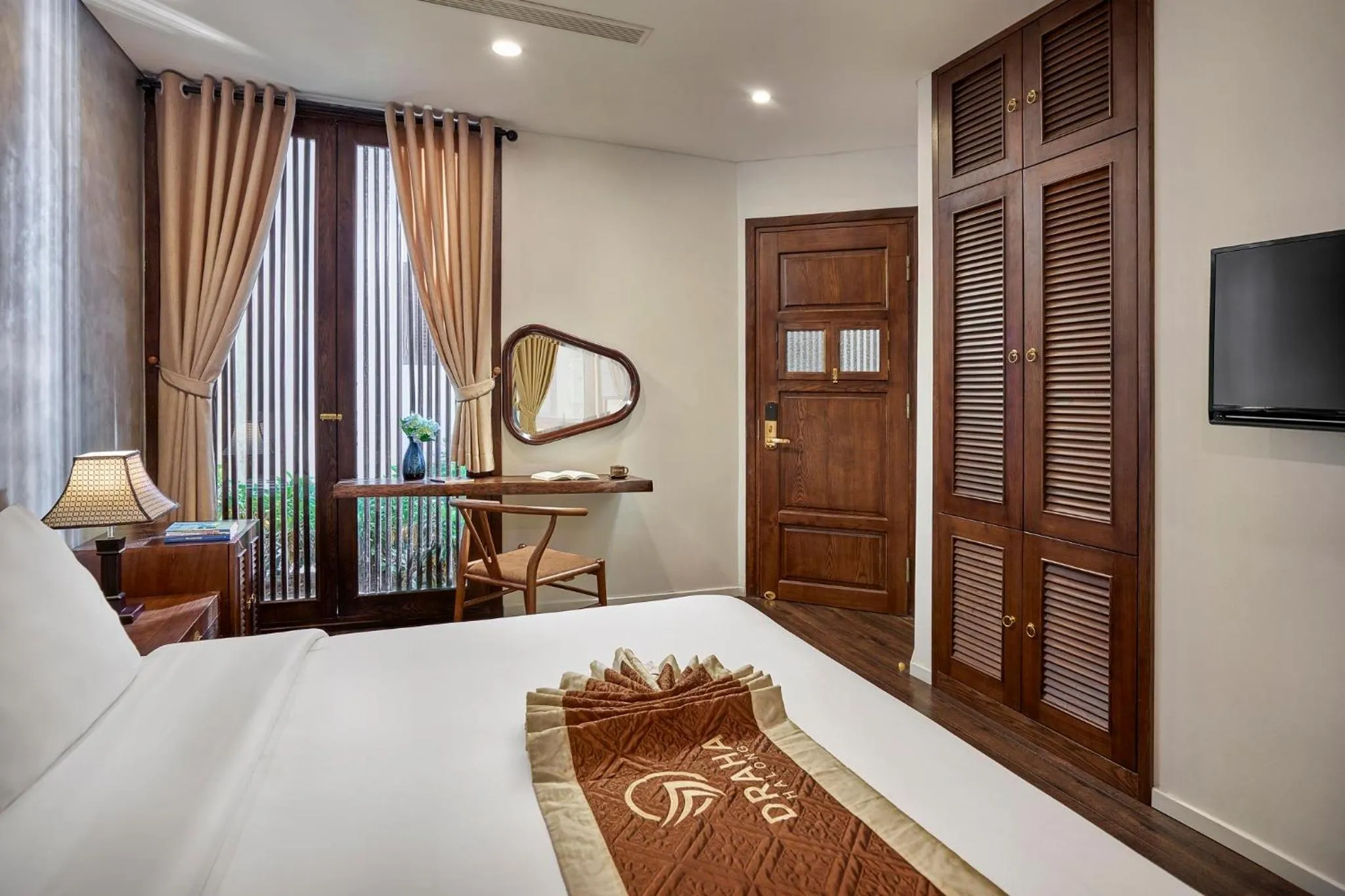 Bed in Draha Halong Hotel - Serenity, Charm and Nature - Preferred by Western Travelers