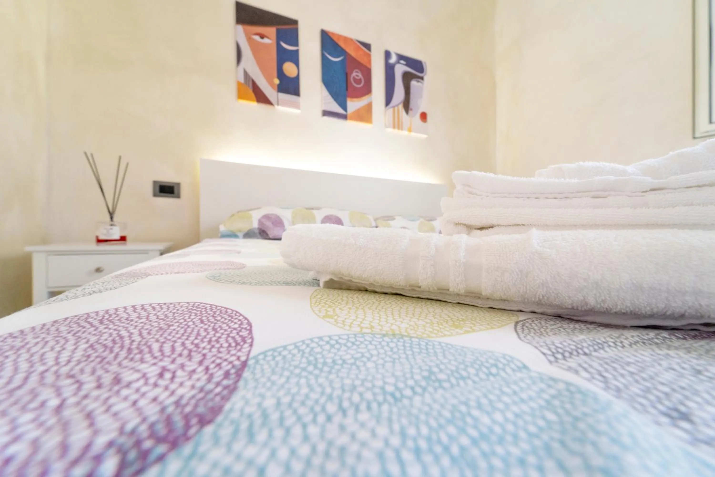 Decorative detail, Bed in B&B Eraclio