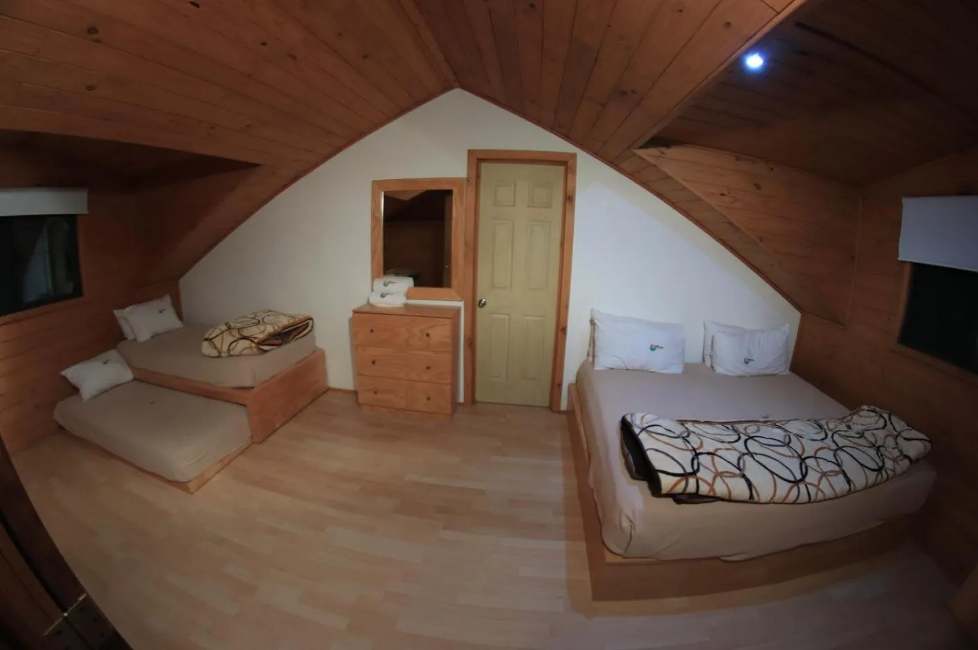 Bed in Cabañas Molino del Rey