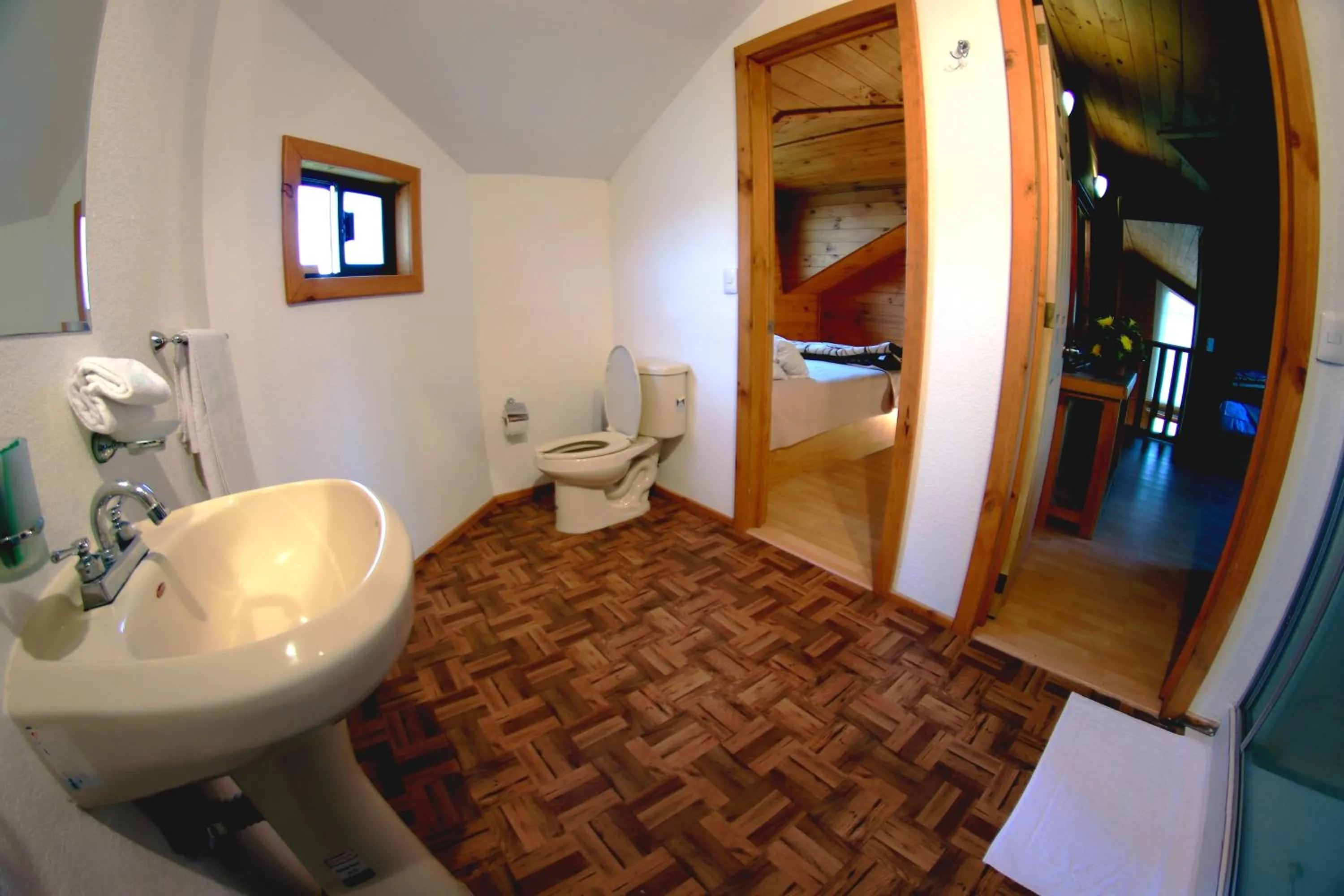 Bathroom in Cabañas Molino del Rey