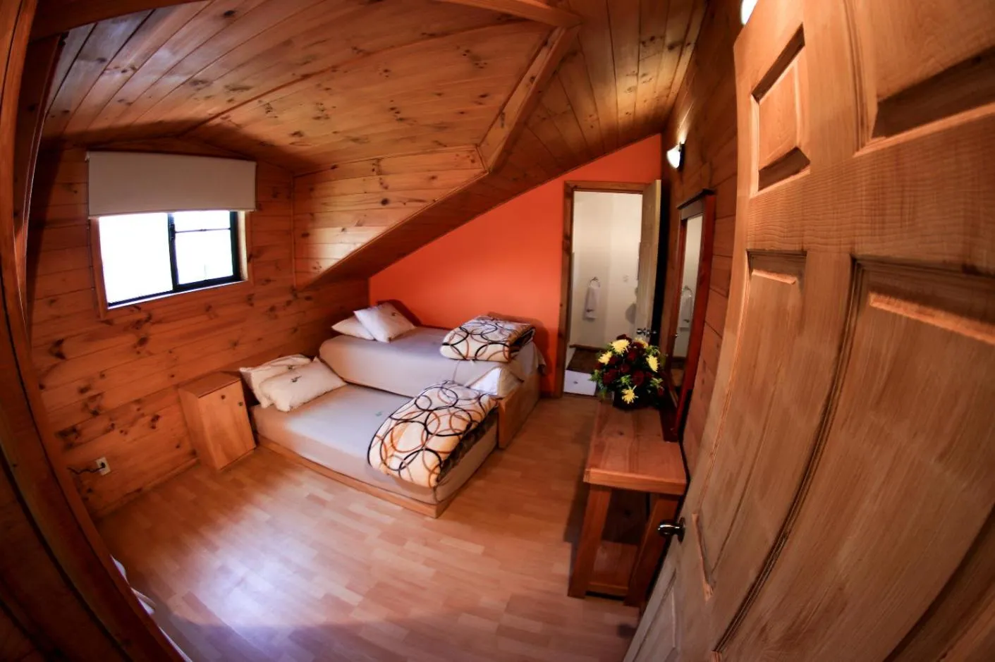 Bed in Cabañas Molino del Rey