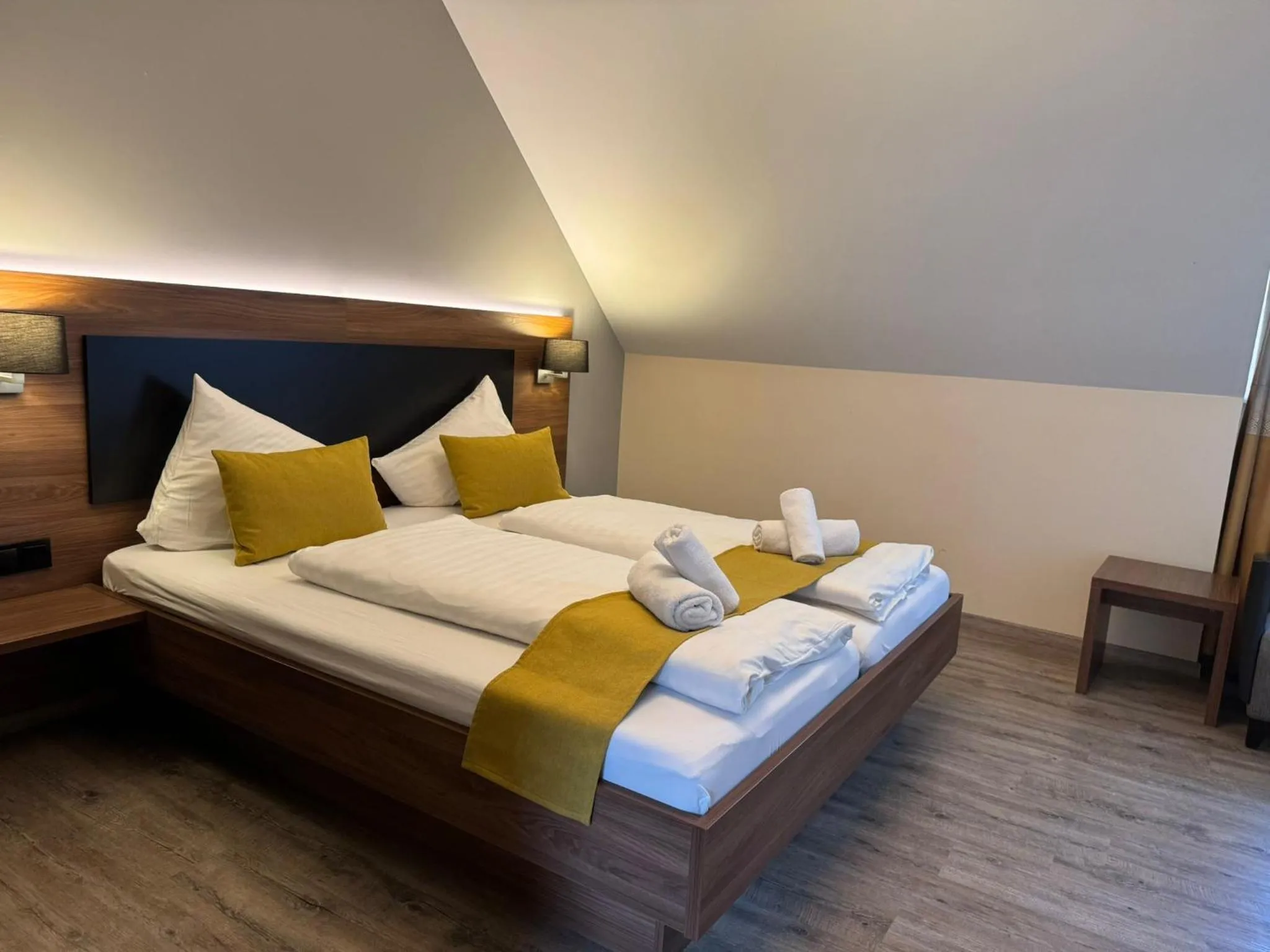 Bed in Brauerei Walter