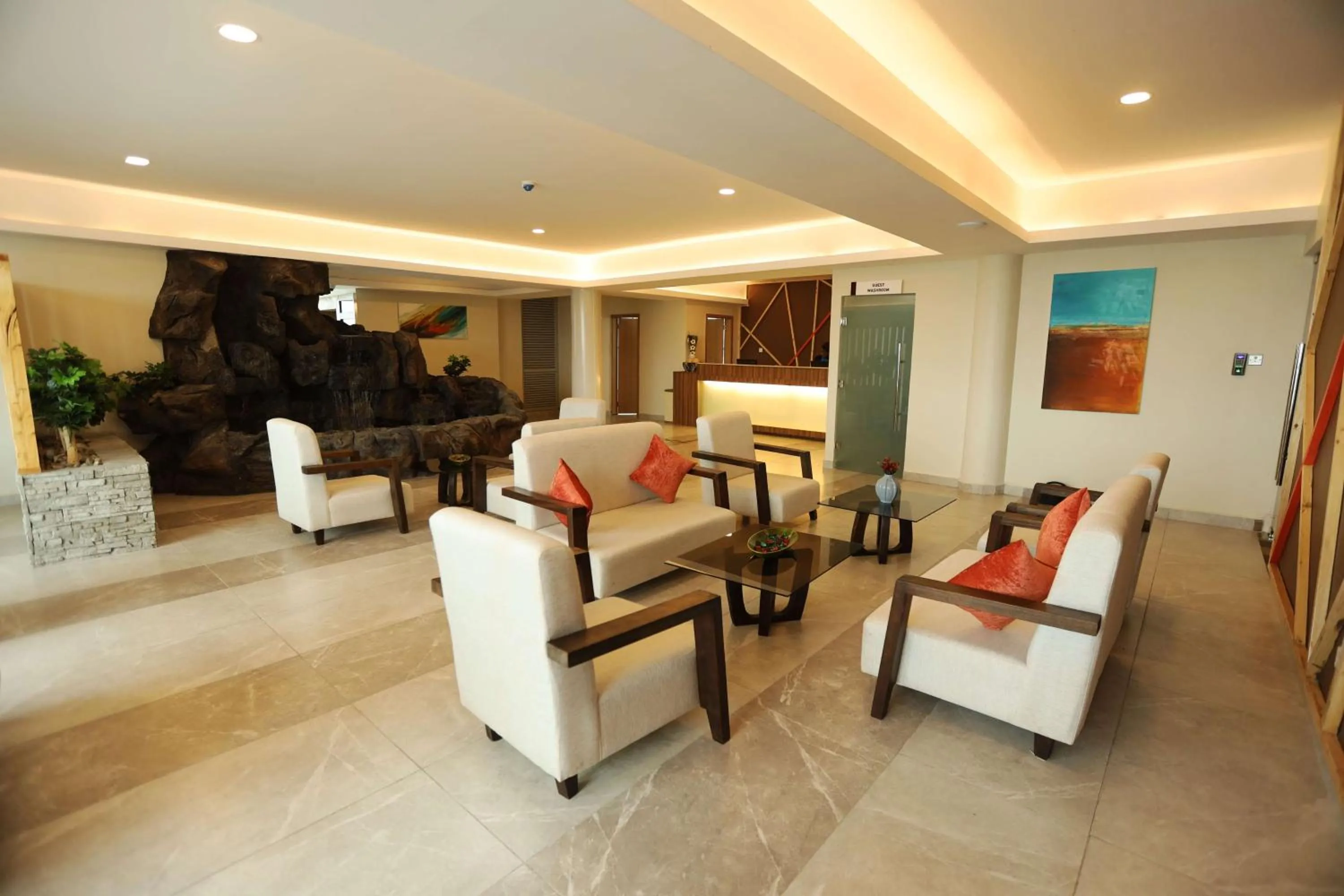Lobby or reception in PrideInn Plaza Nairobi Airport
