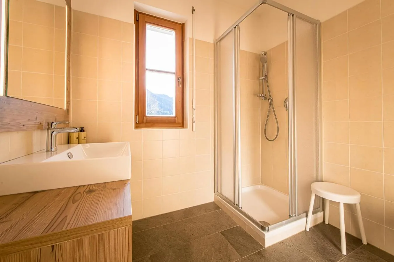 Shower in Hotel Waldheim