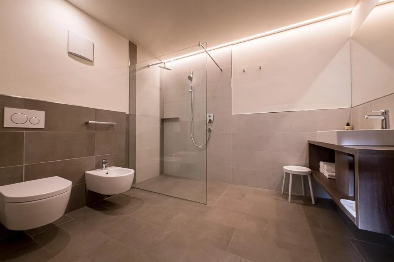 Shower in Hotel Waldheim