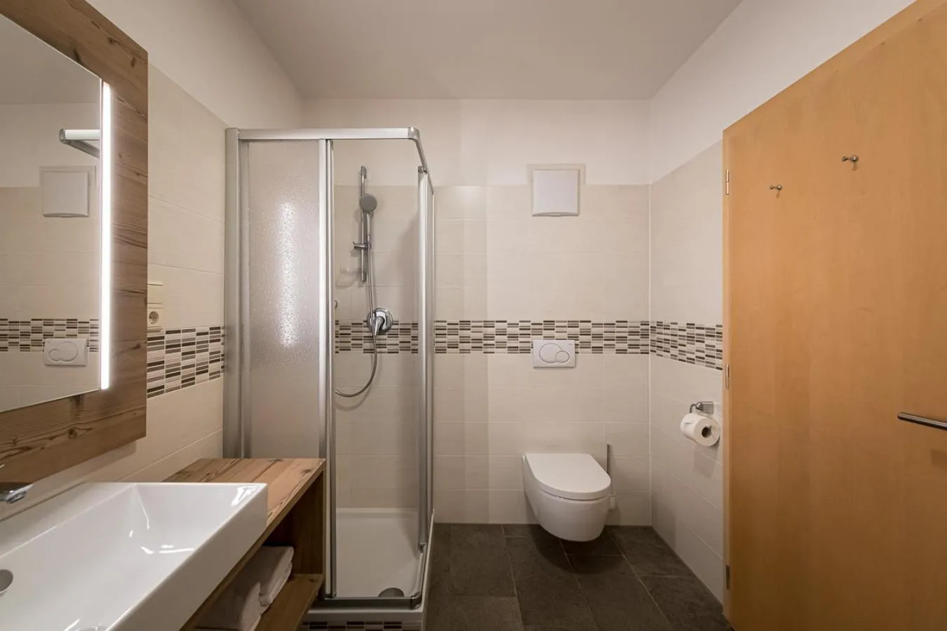 Shower in Hotel Waldheim
