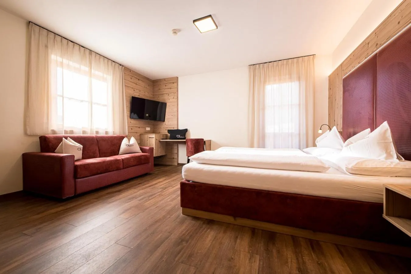 Bed in Hotel Waldheim