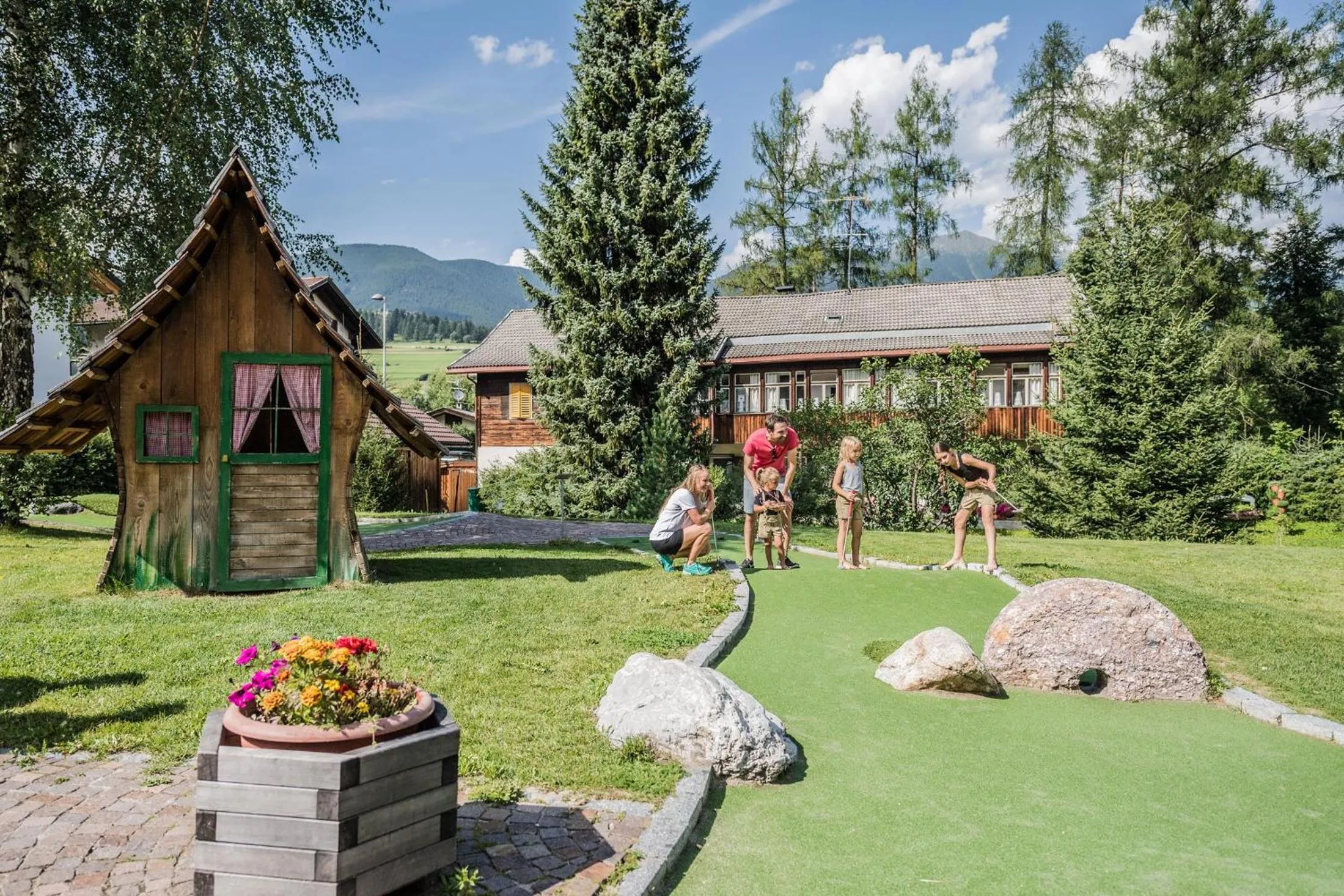 Minigolf in Hotel Waldheim