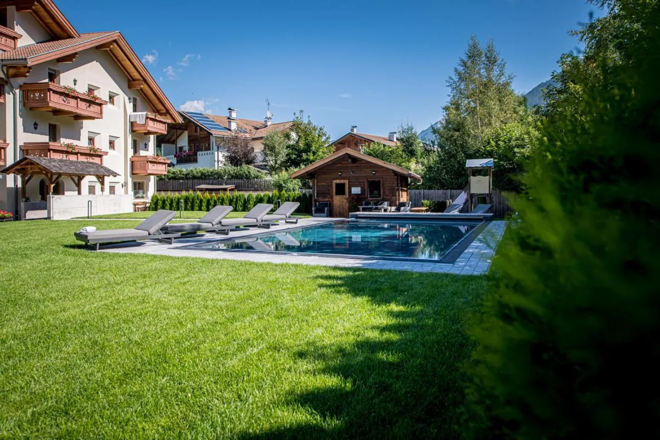 Swimming pool in Hotel Waldheim
