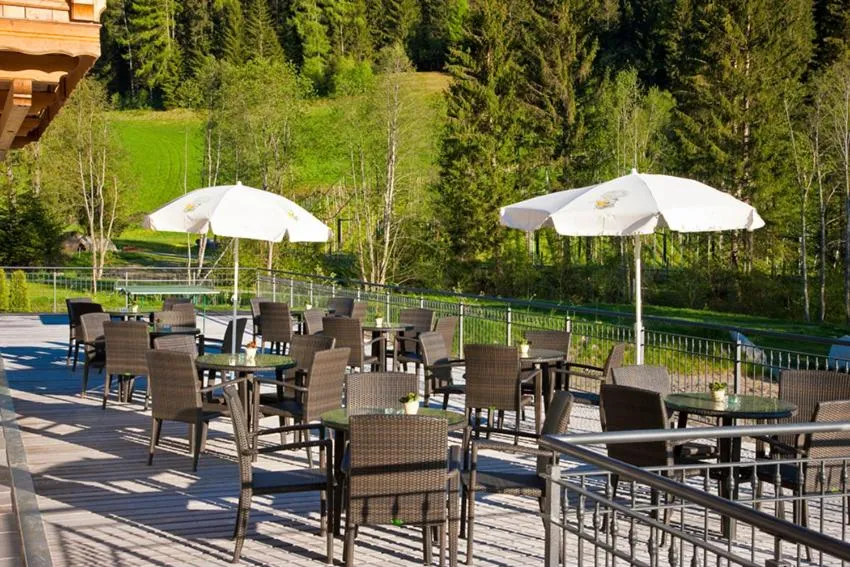 Patio in Hotel Waldheim