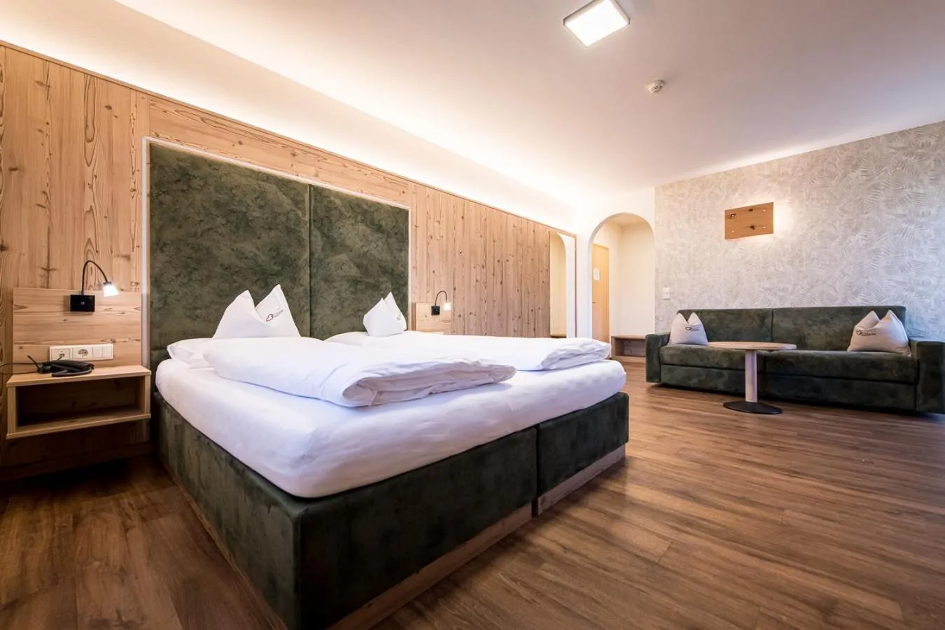 Bed in Hotel Waldheim