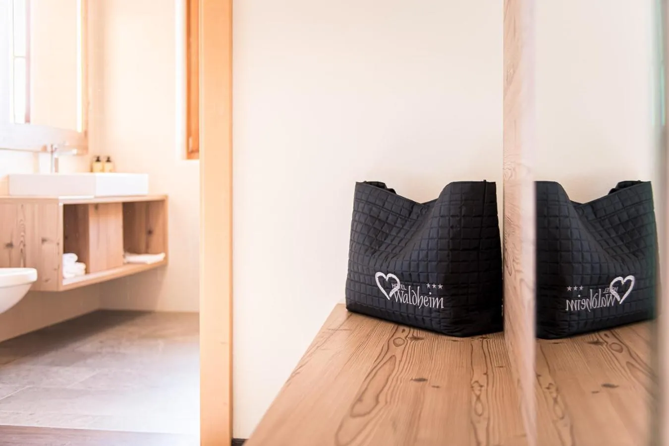 towels in Hotel Waldheim