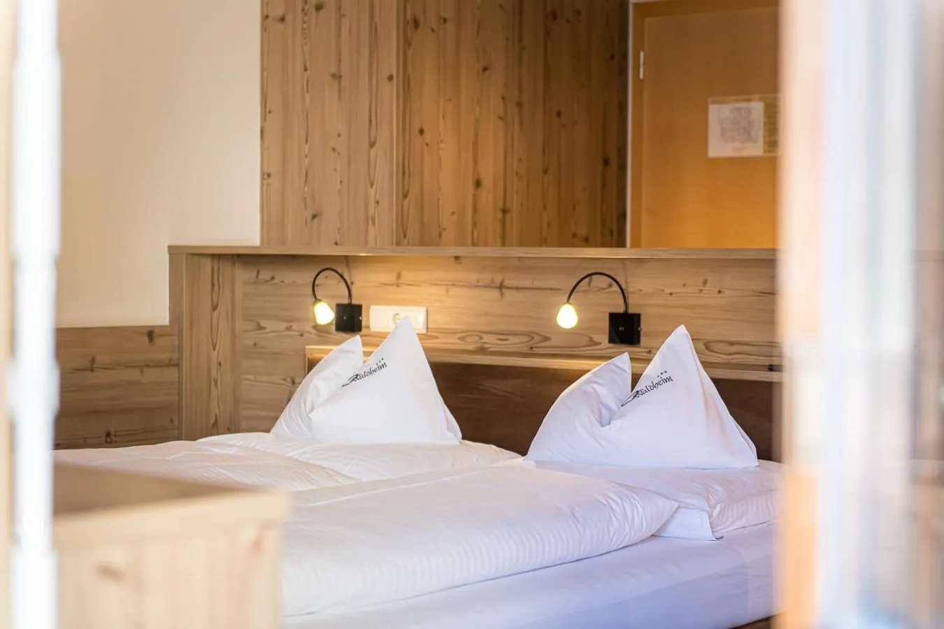 Bed in Hotel Waldheim