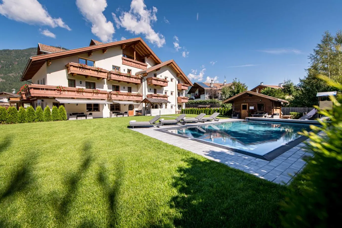 Swimming pool in Hotel Waldheim