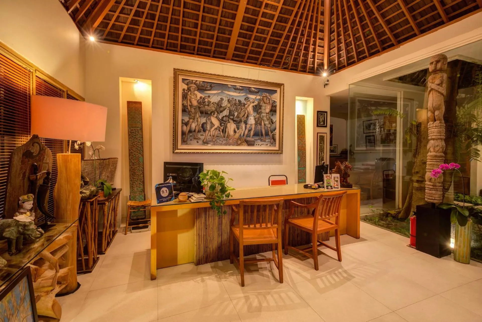 Lobby or reception in Villa Bali Asri Batubelig