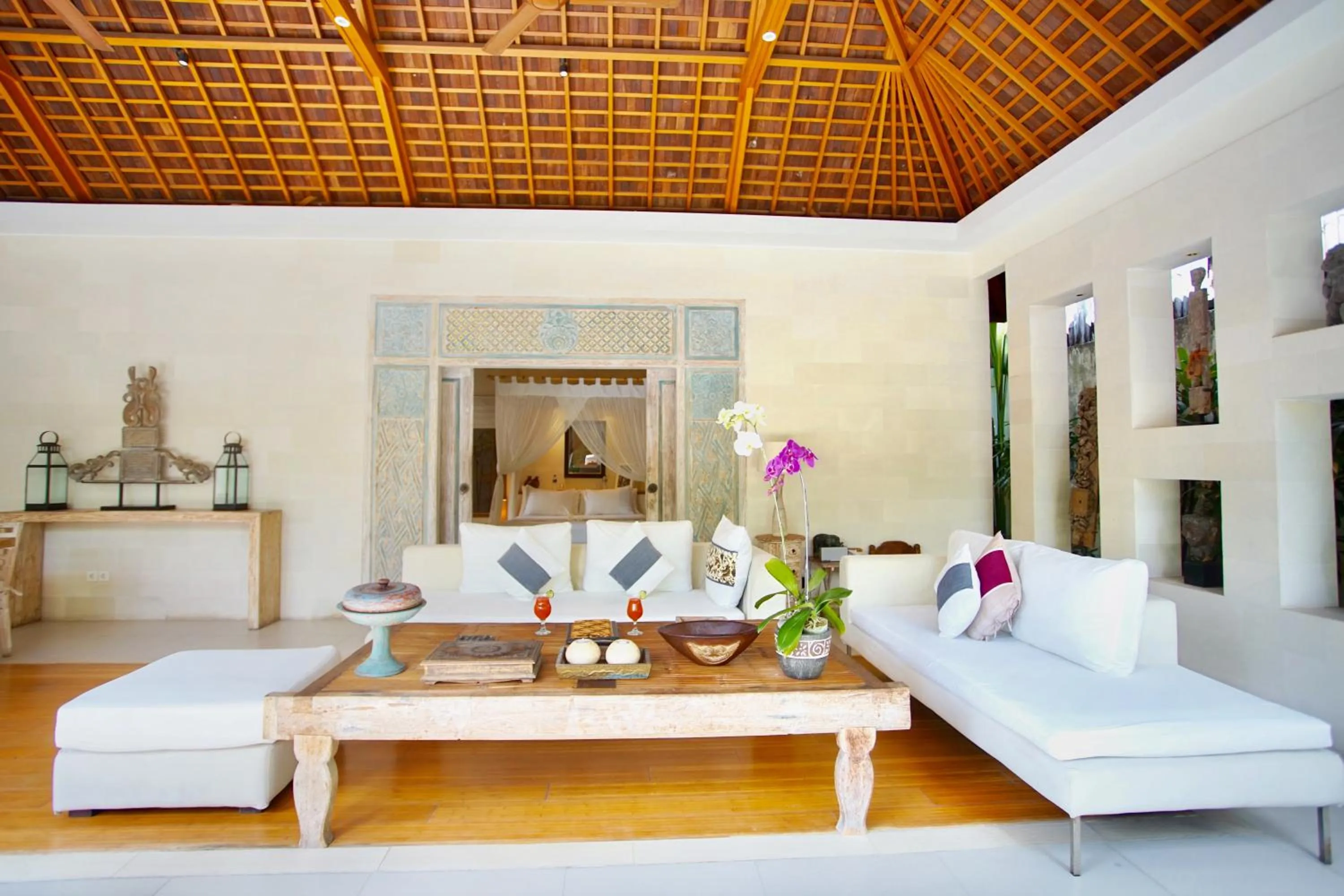 Seating area in Villa Bali Asri Batubelig