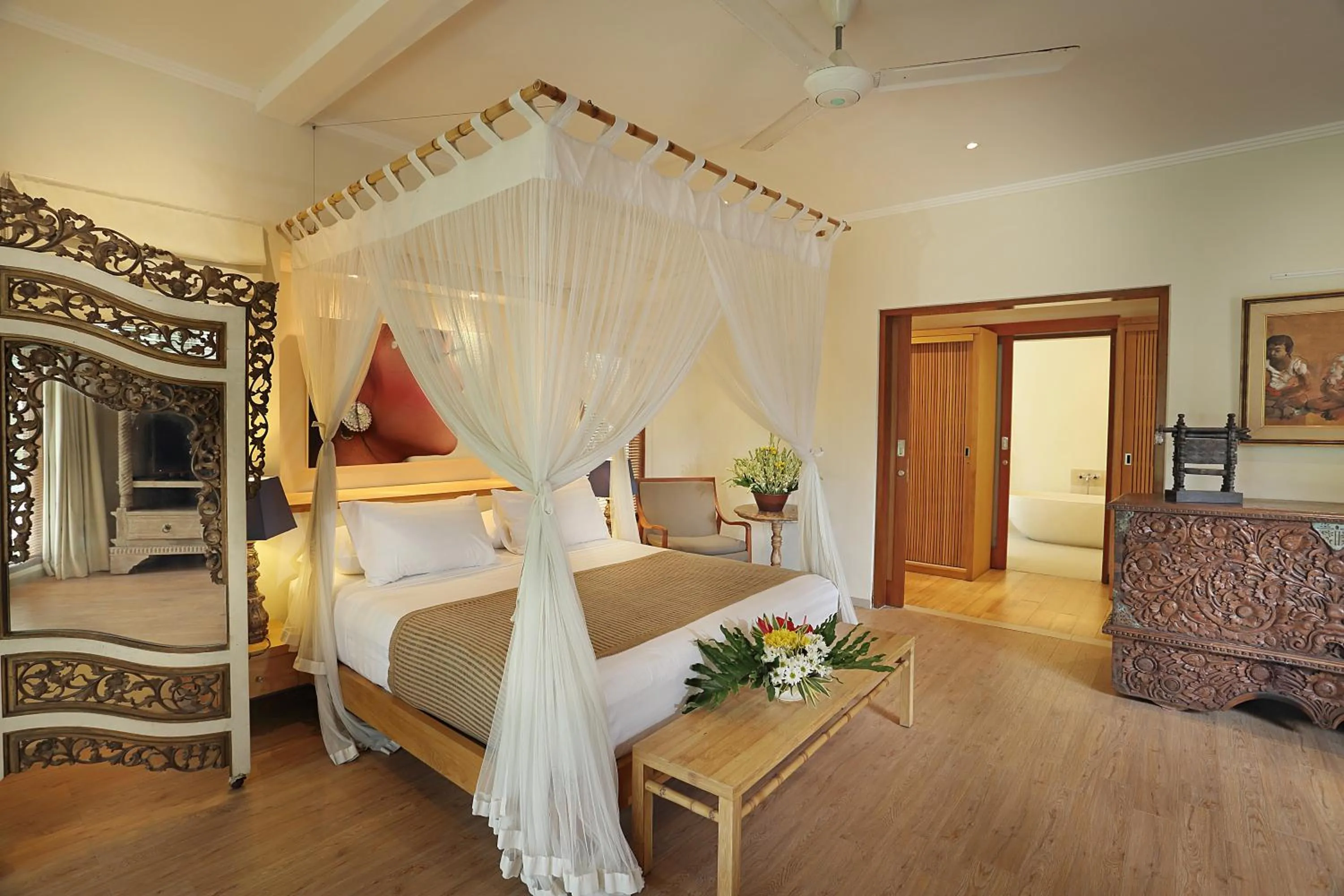 Bedroom, Bed in Villa Bali Asri Batubelig