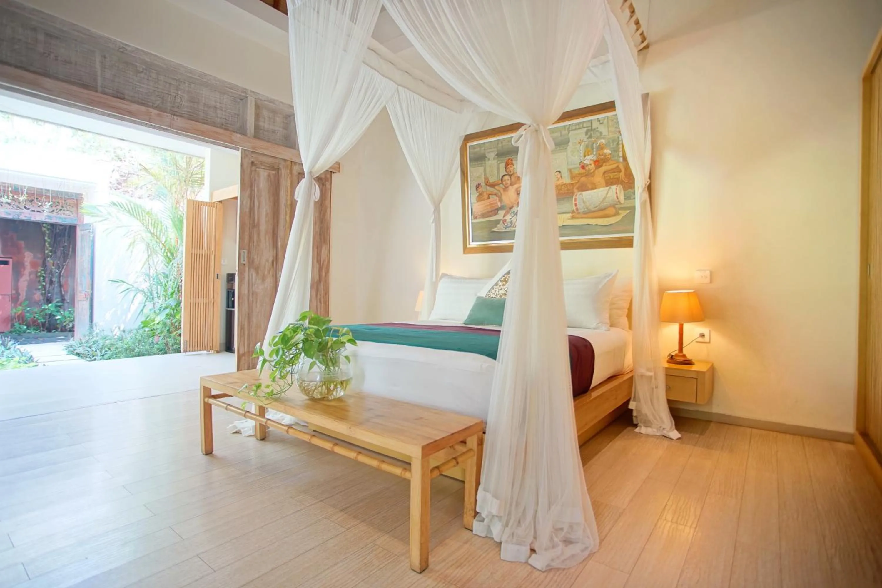 Bedroom, Bed in Villa Bali Asri Batubelig