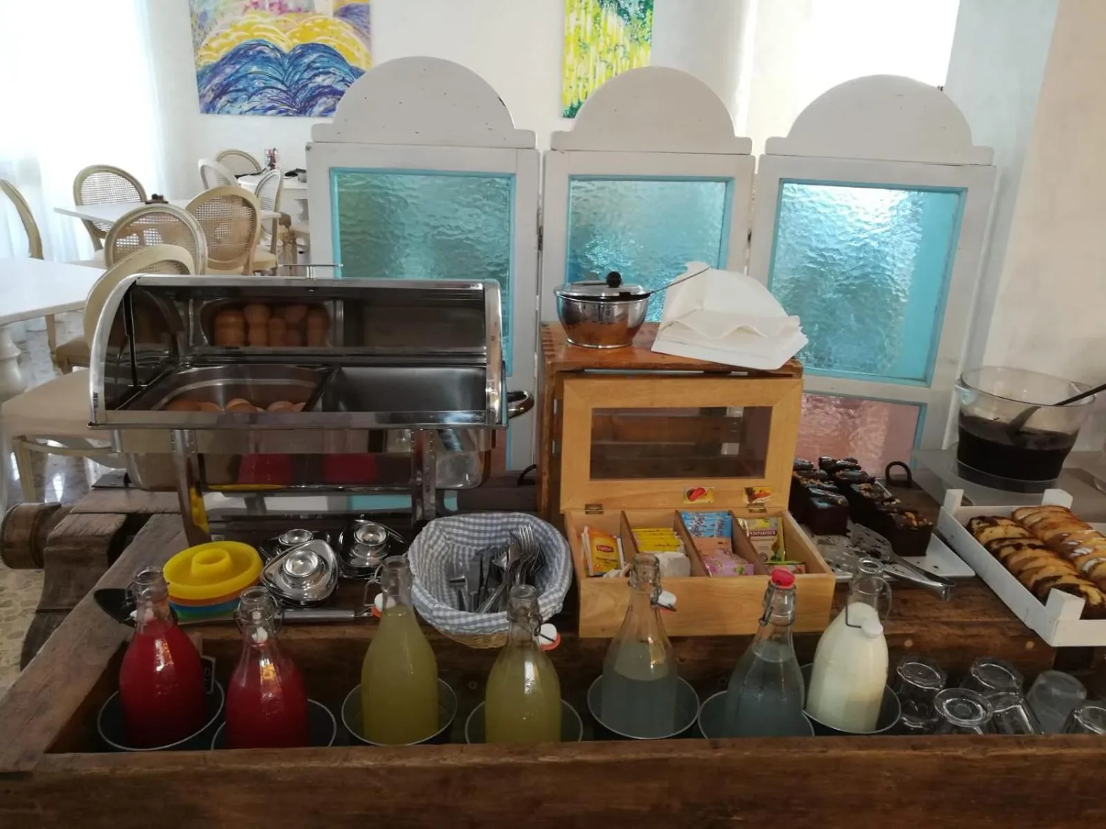 Buffet breakfast in Hotel Tizian Beach