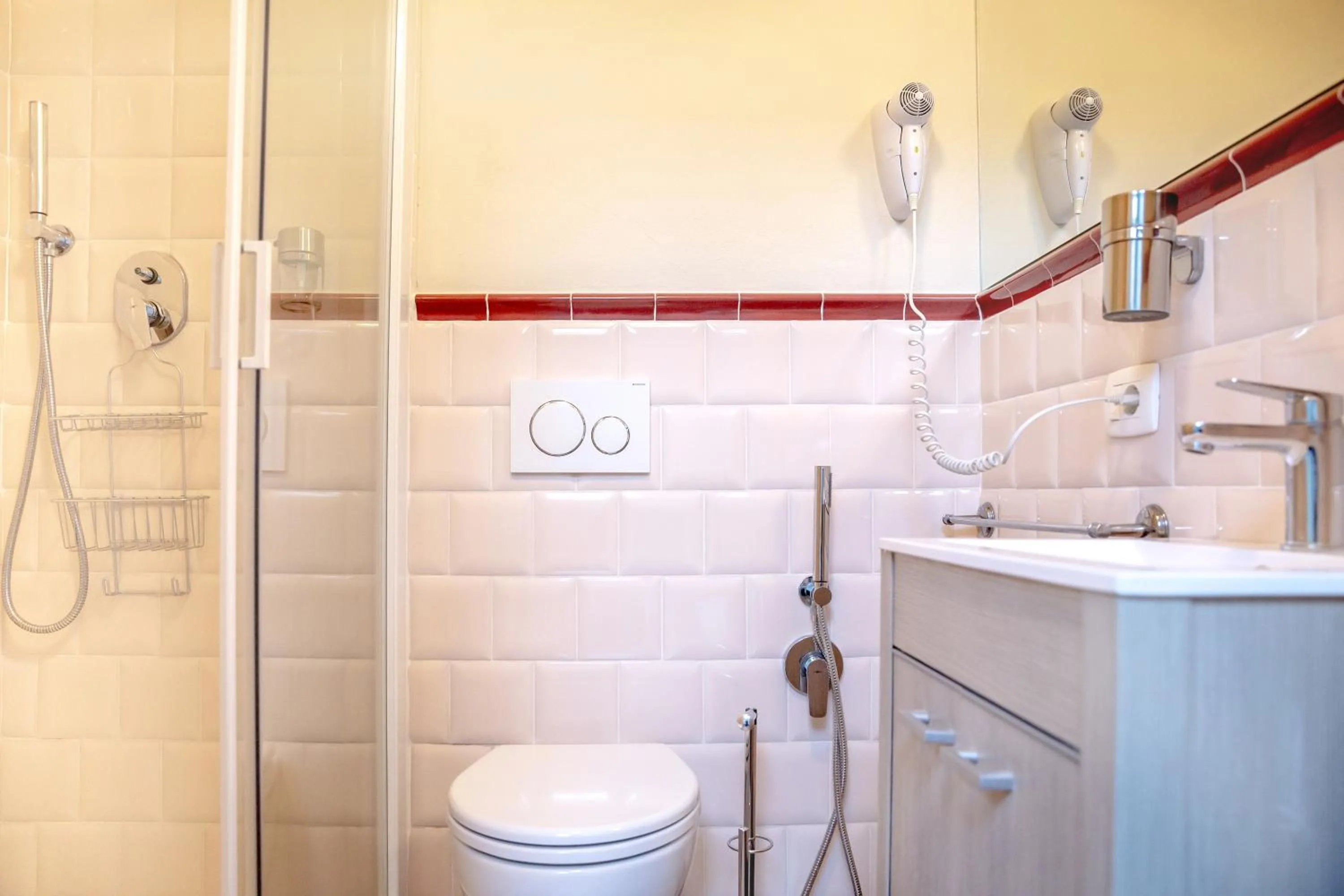 Shower in Hotel Il Mulinaccio