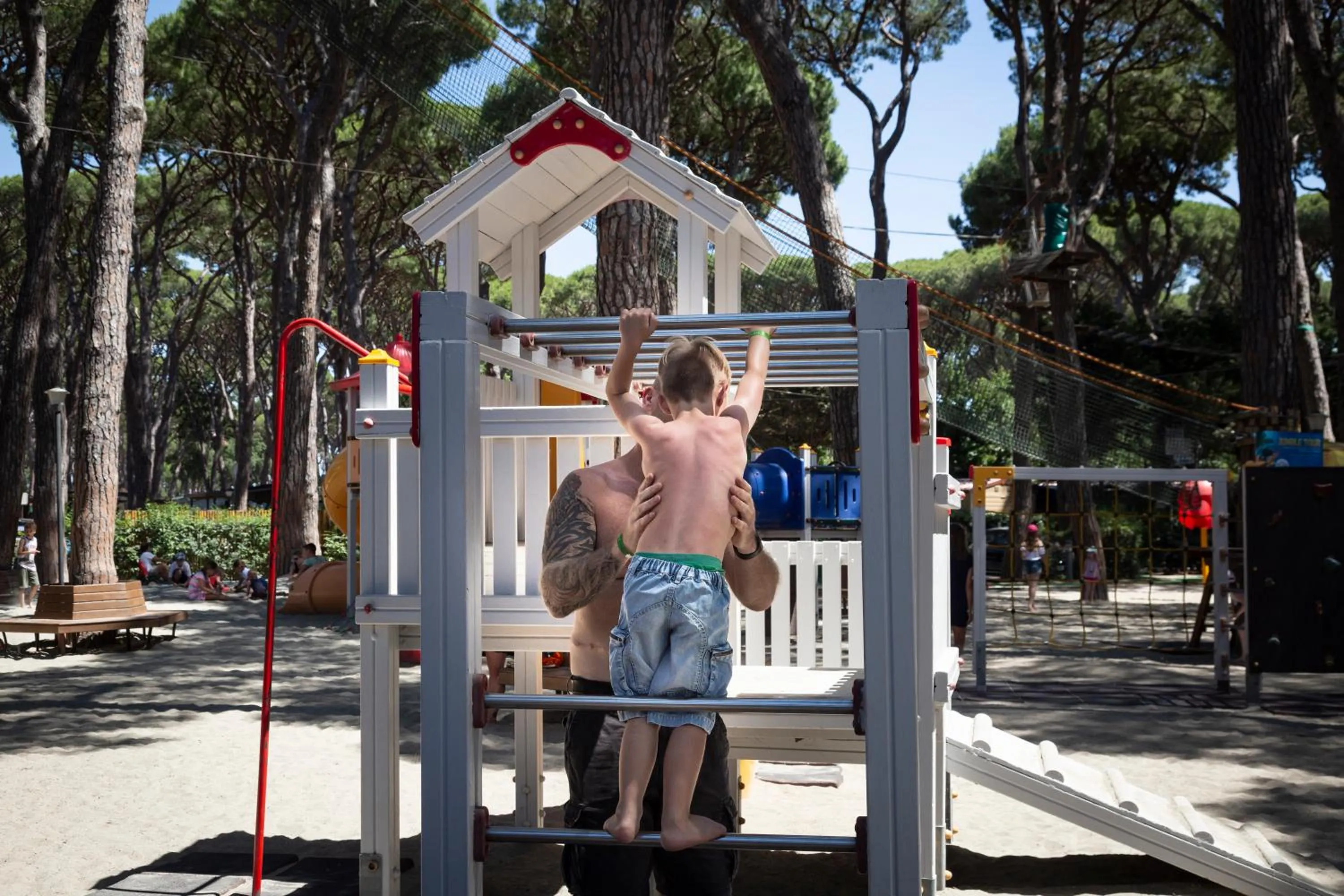 Children play ground in Hotel Il Mulinaccio