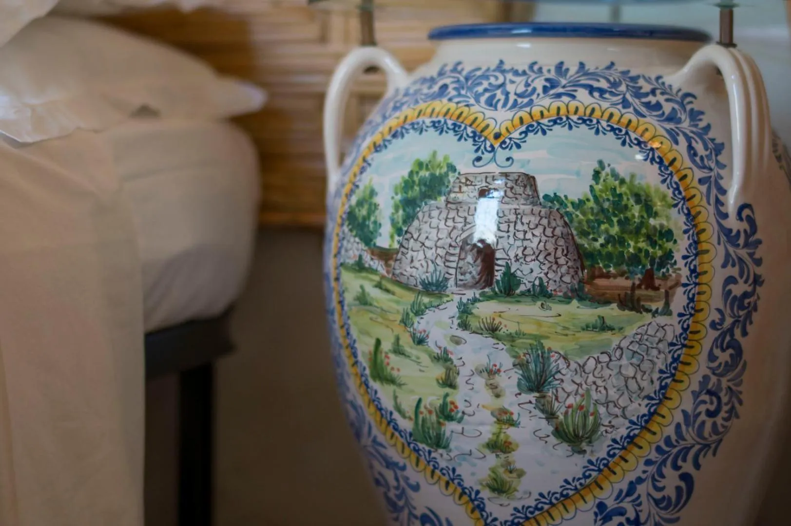 Decorative detail in B&B La vecchia Corte