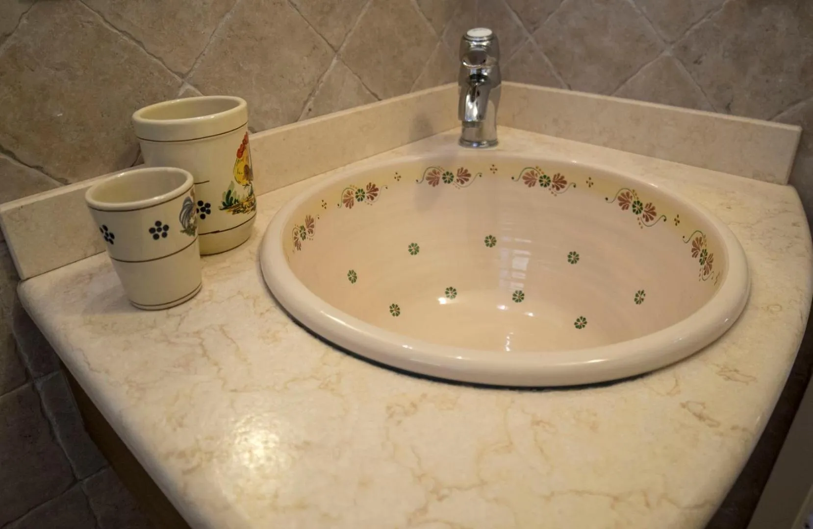 Decorative detail in B&B La vecchia Corte