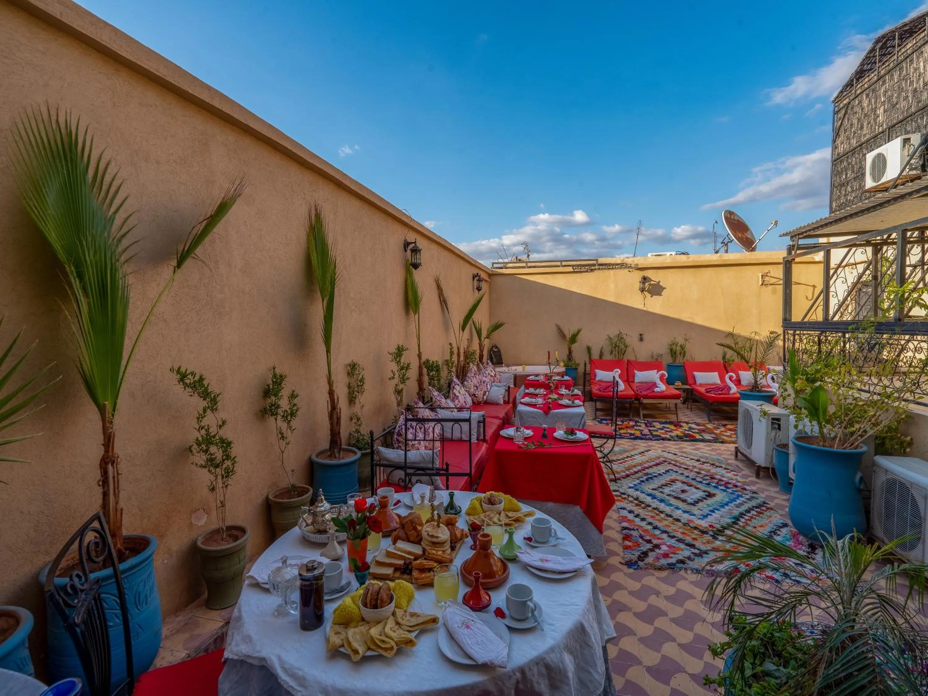 Patio in Riad des remparts Marrakech