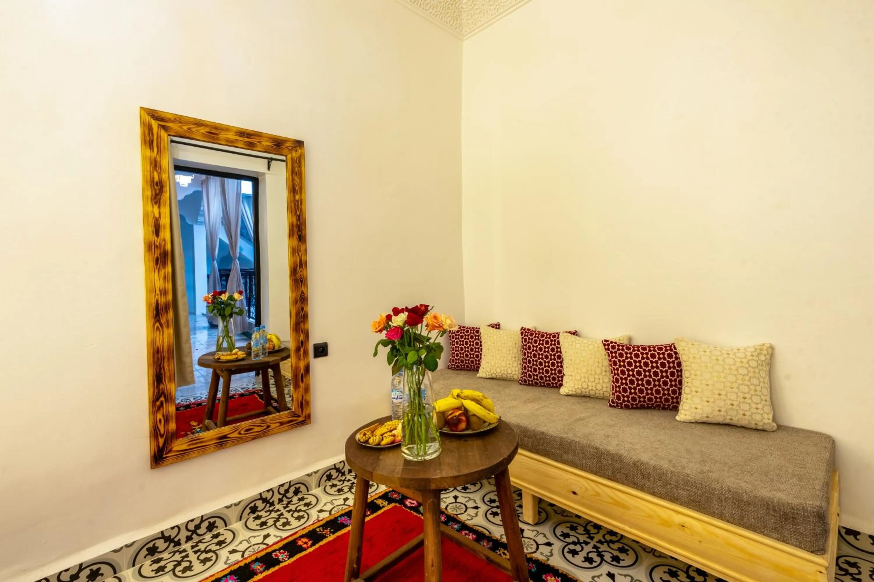 Decorative detail in Riad des remparts Marrakech