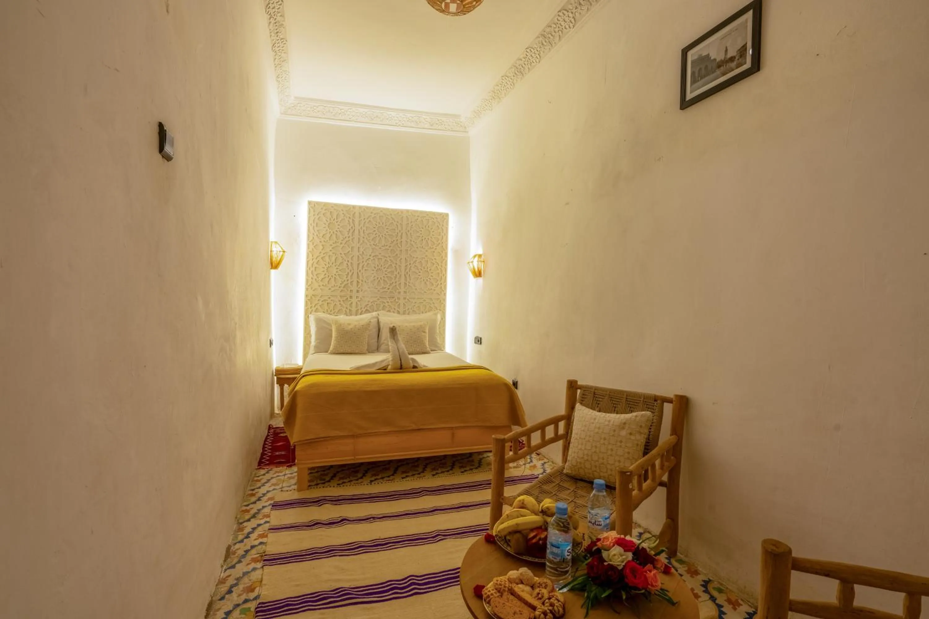 Bed in Riad des remparts Marrakech