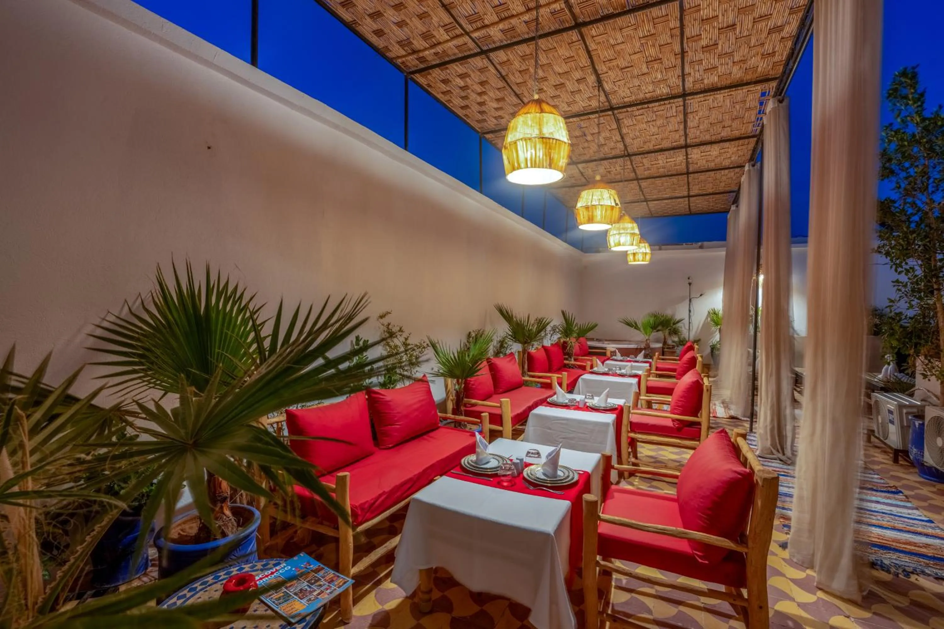 Restaurant/places to eat in Riad des remparts Marrakech