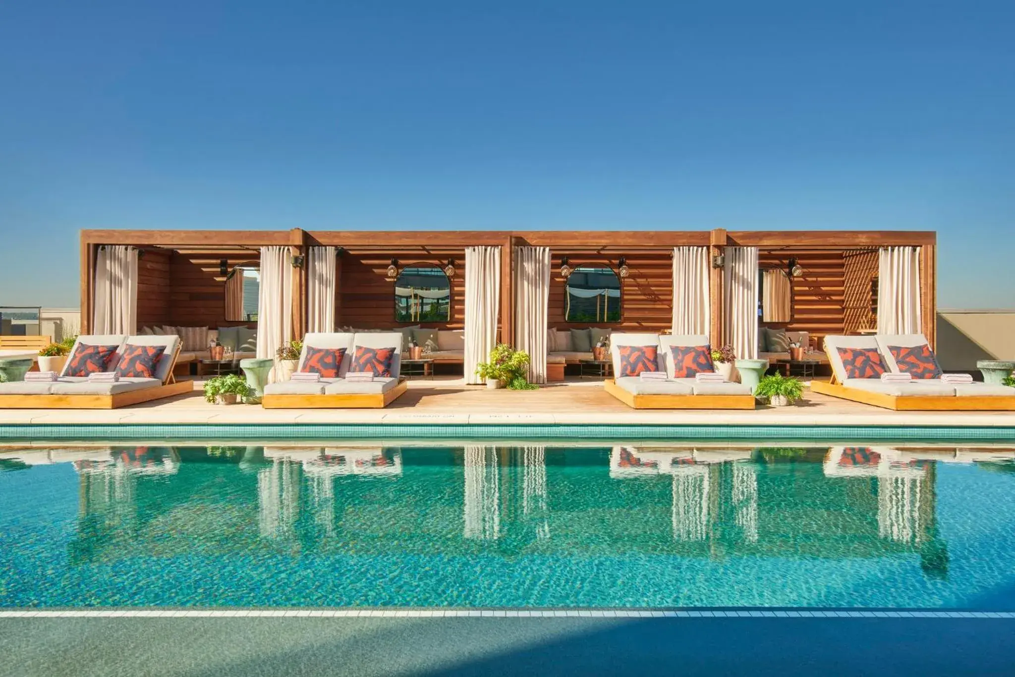 Swimming pool in Virgin Hotels Dallas Swimming pool in Virgin Hotels Dallas