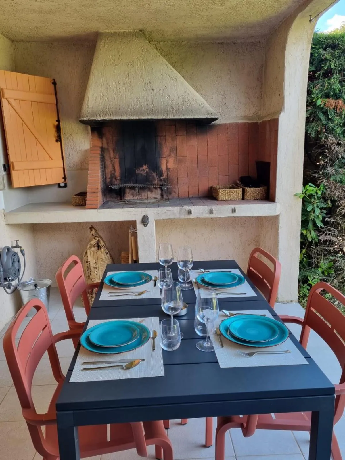 Patio in Résidence Le Village Marin