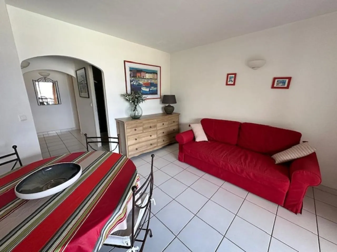 Living room in Résidence Le Village Marin