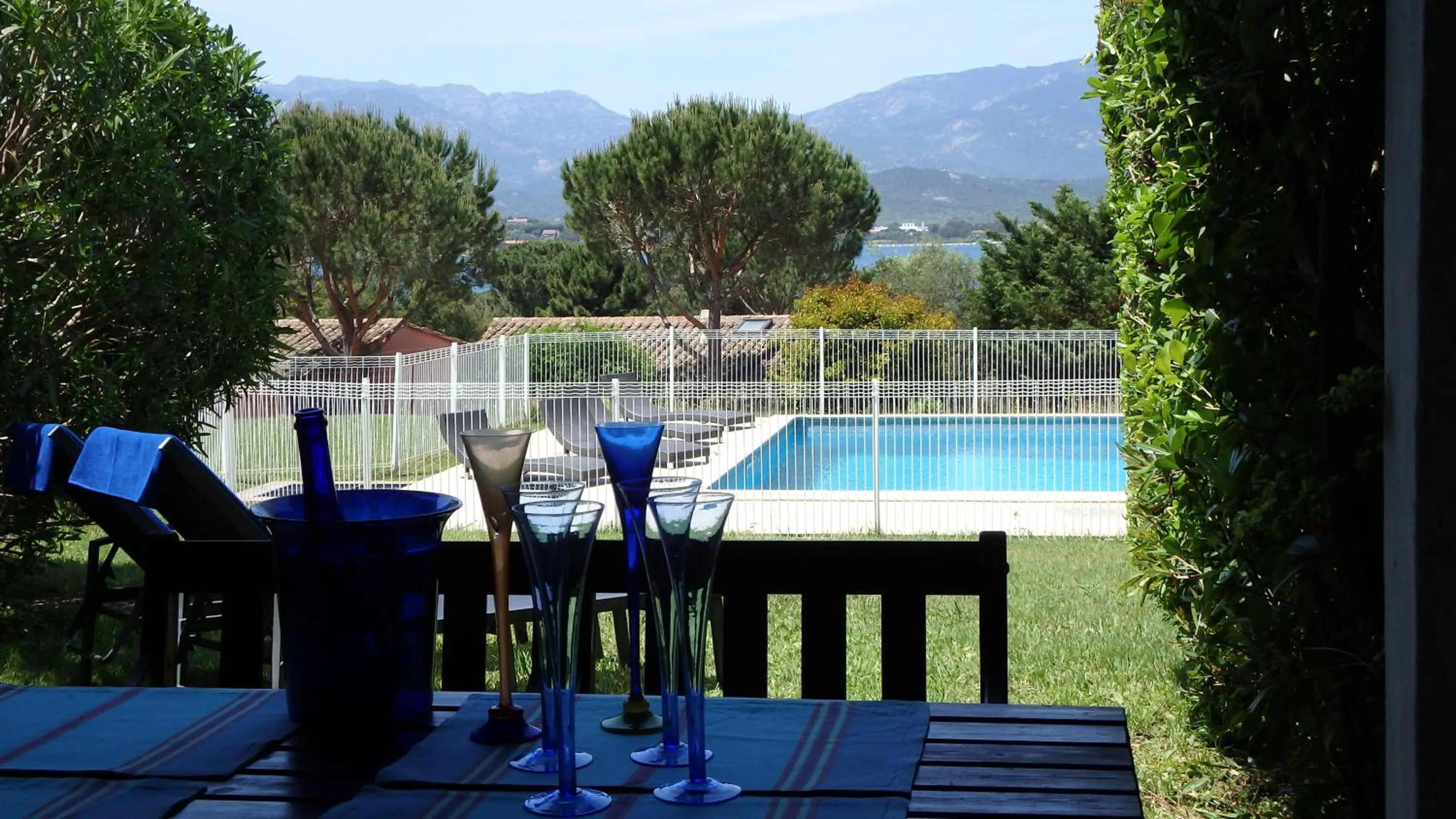 Patio in Résidence Le Village Marin