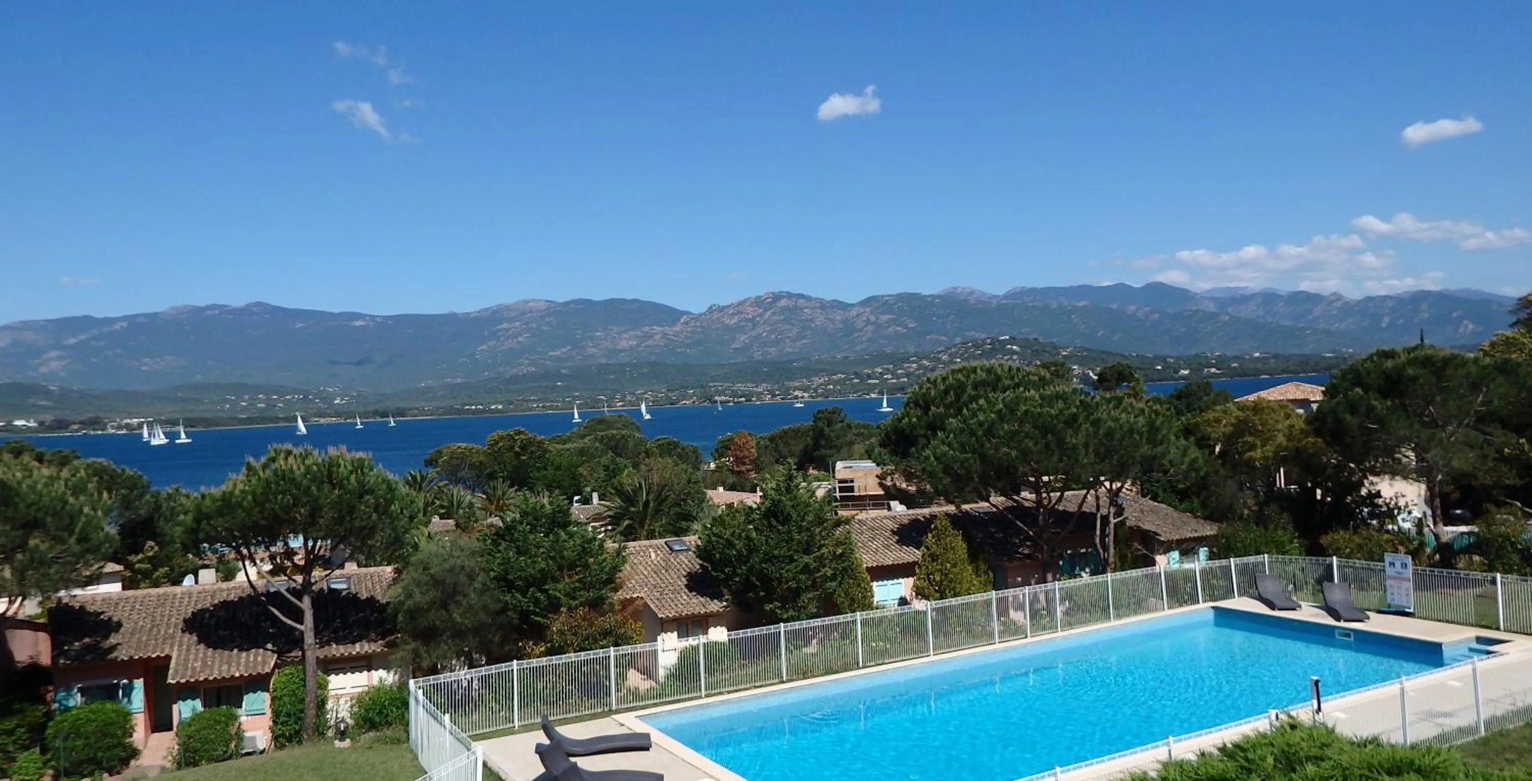 Pool view in Résidence Le Village Marin