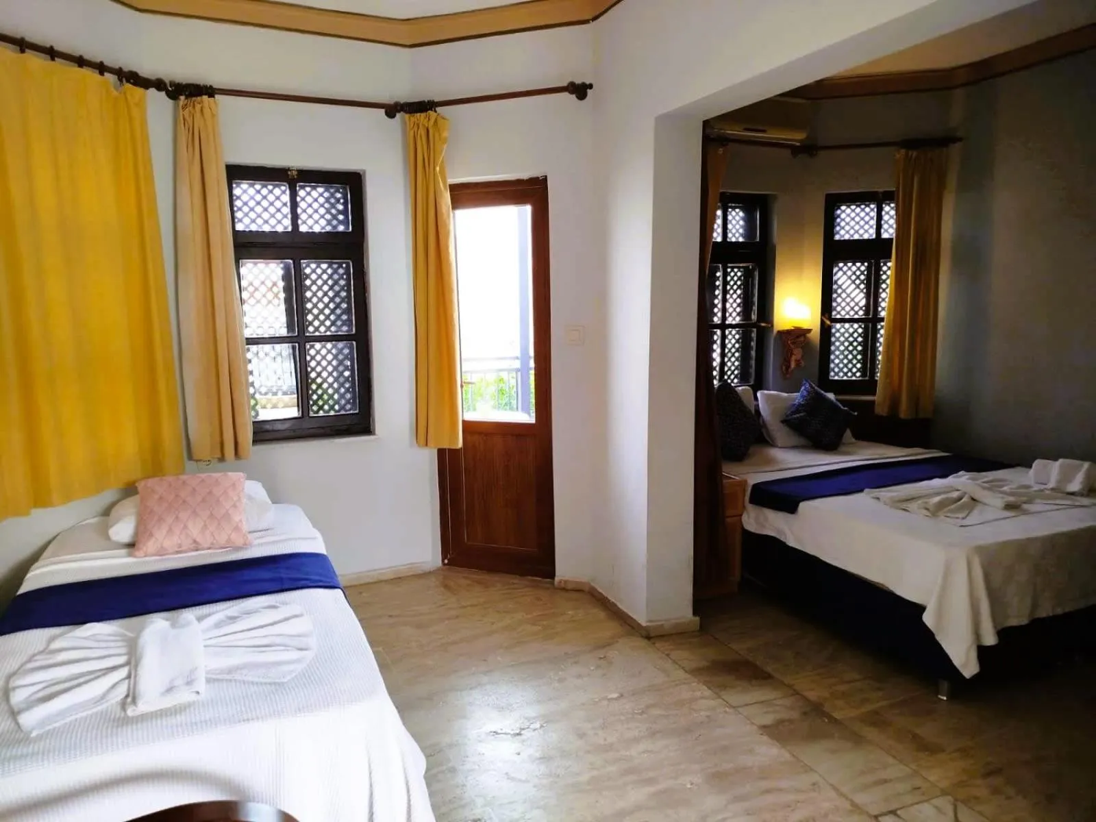 Bed in Han Dalyan Hotel