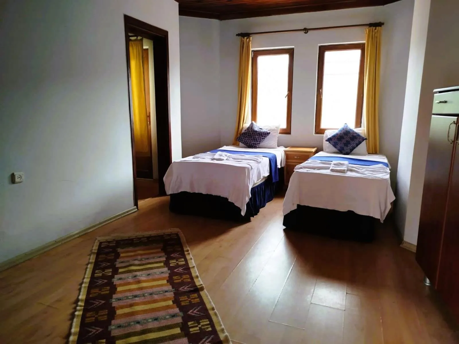 Bed in Han Dalyan Hotel