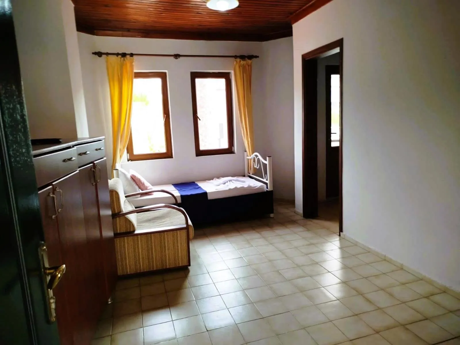 Bed in Han Dalyan Hotel