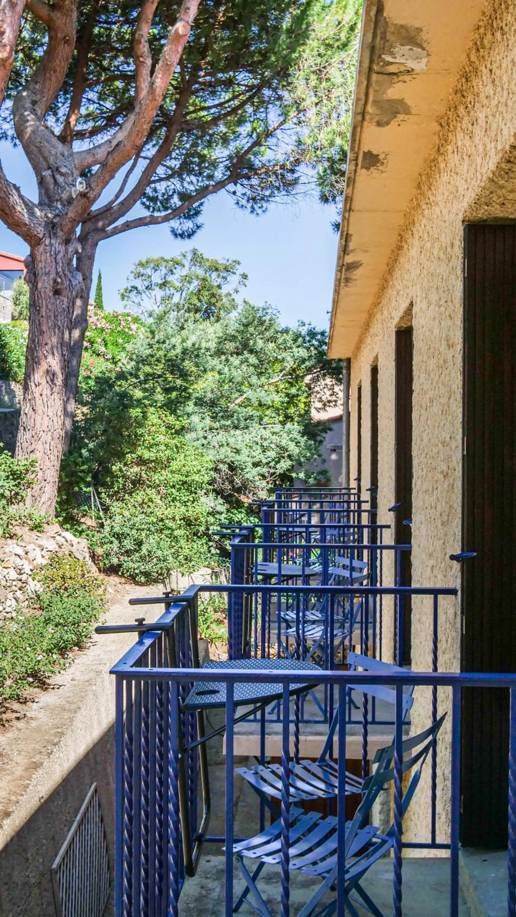 Balcony/Terrace in Hôtel AMBEILLE