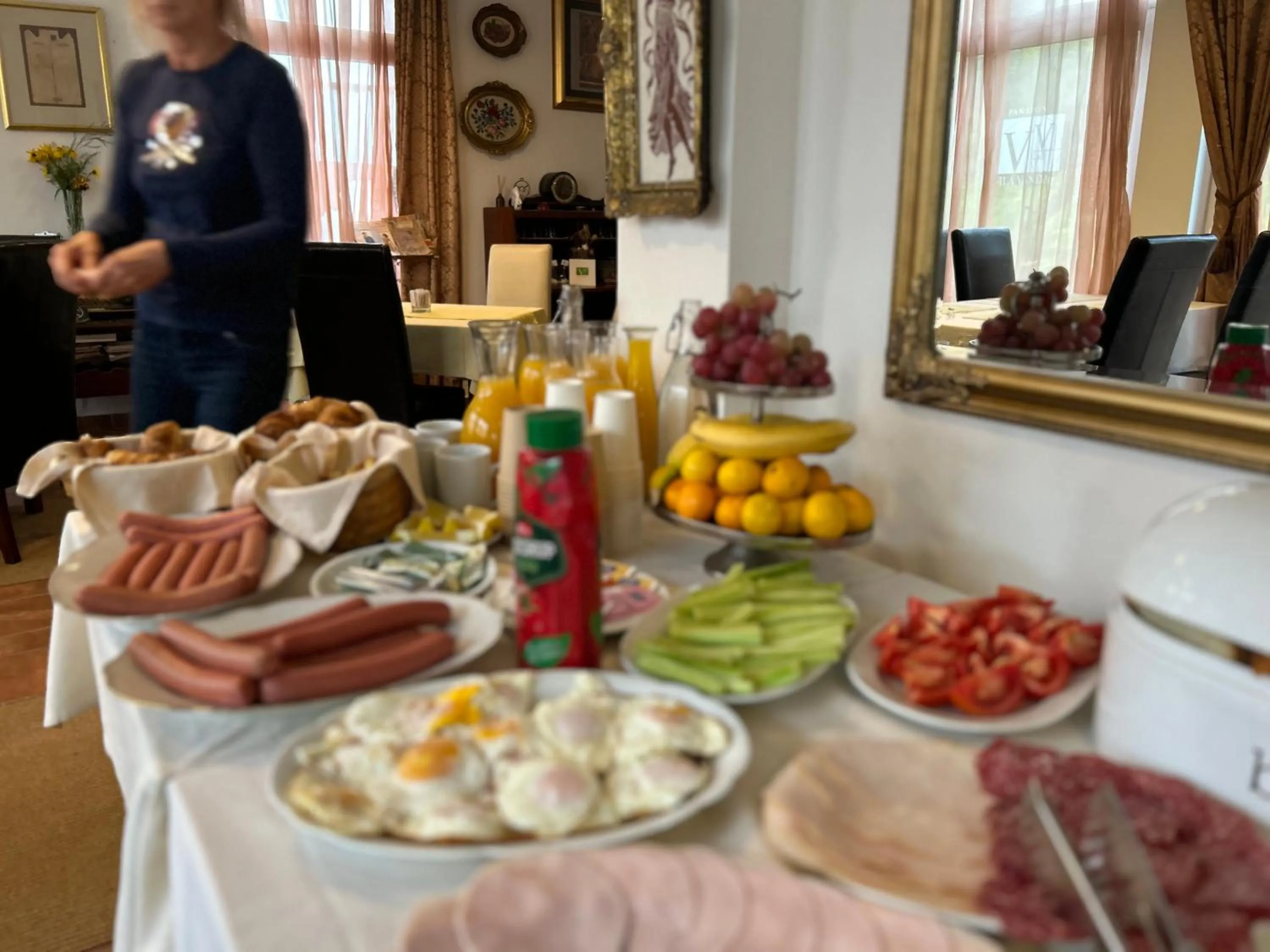 Buffet breakfast in Vila Vanda Vukovar