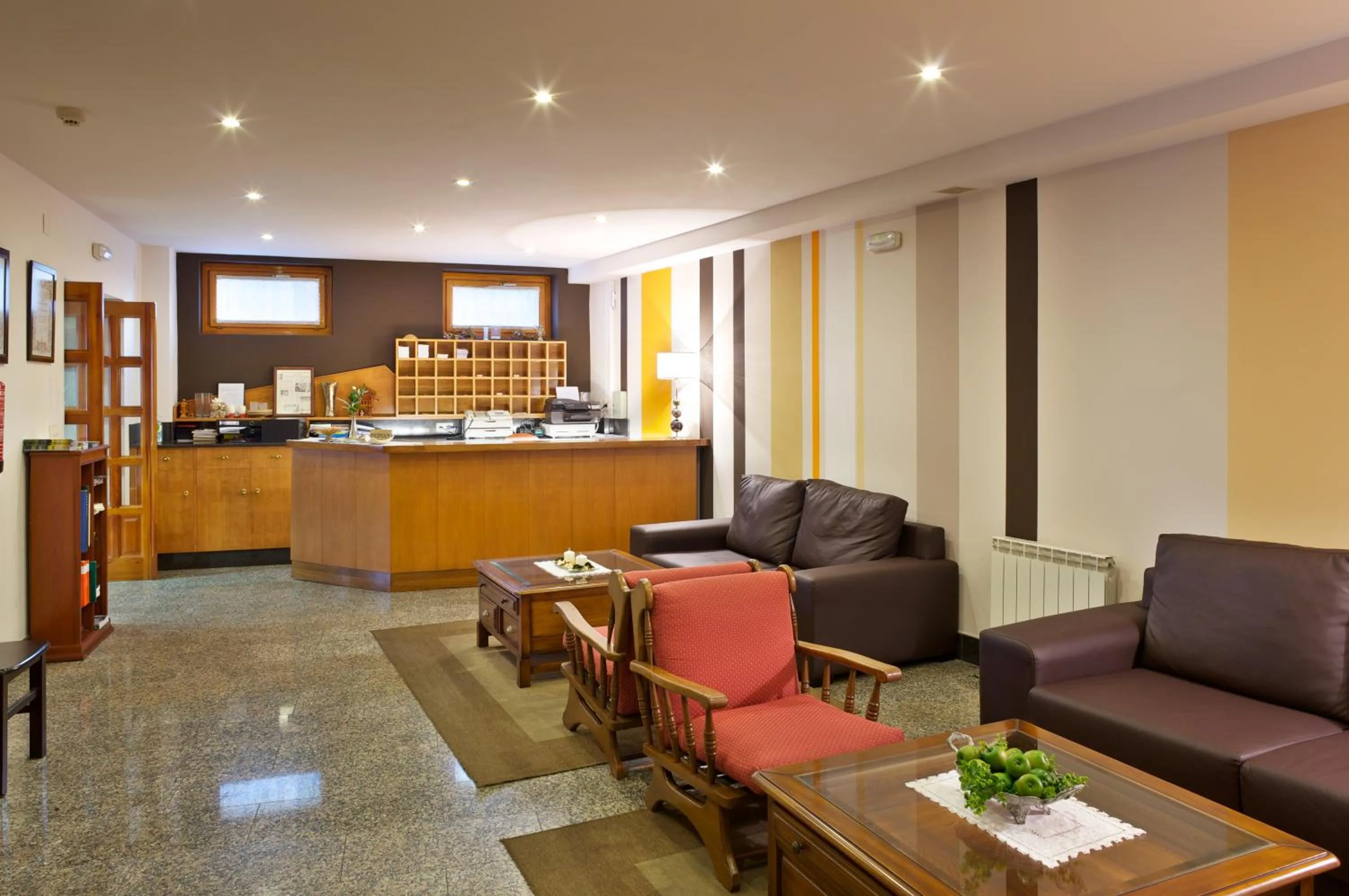 Lobby or reception in Hotel Restaurante El Manquin