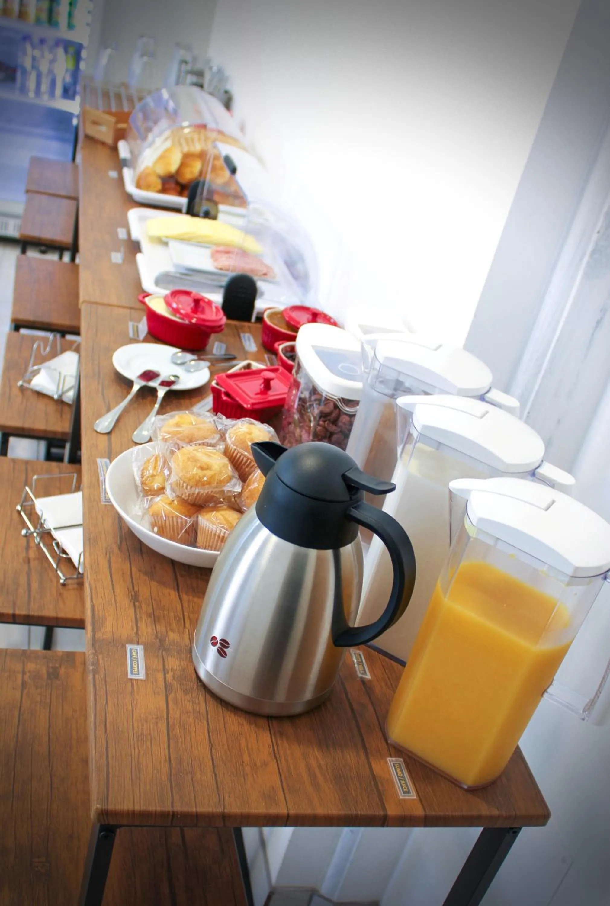Communal kitchen in By Doors Hostel