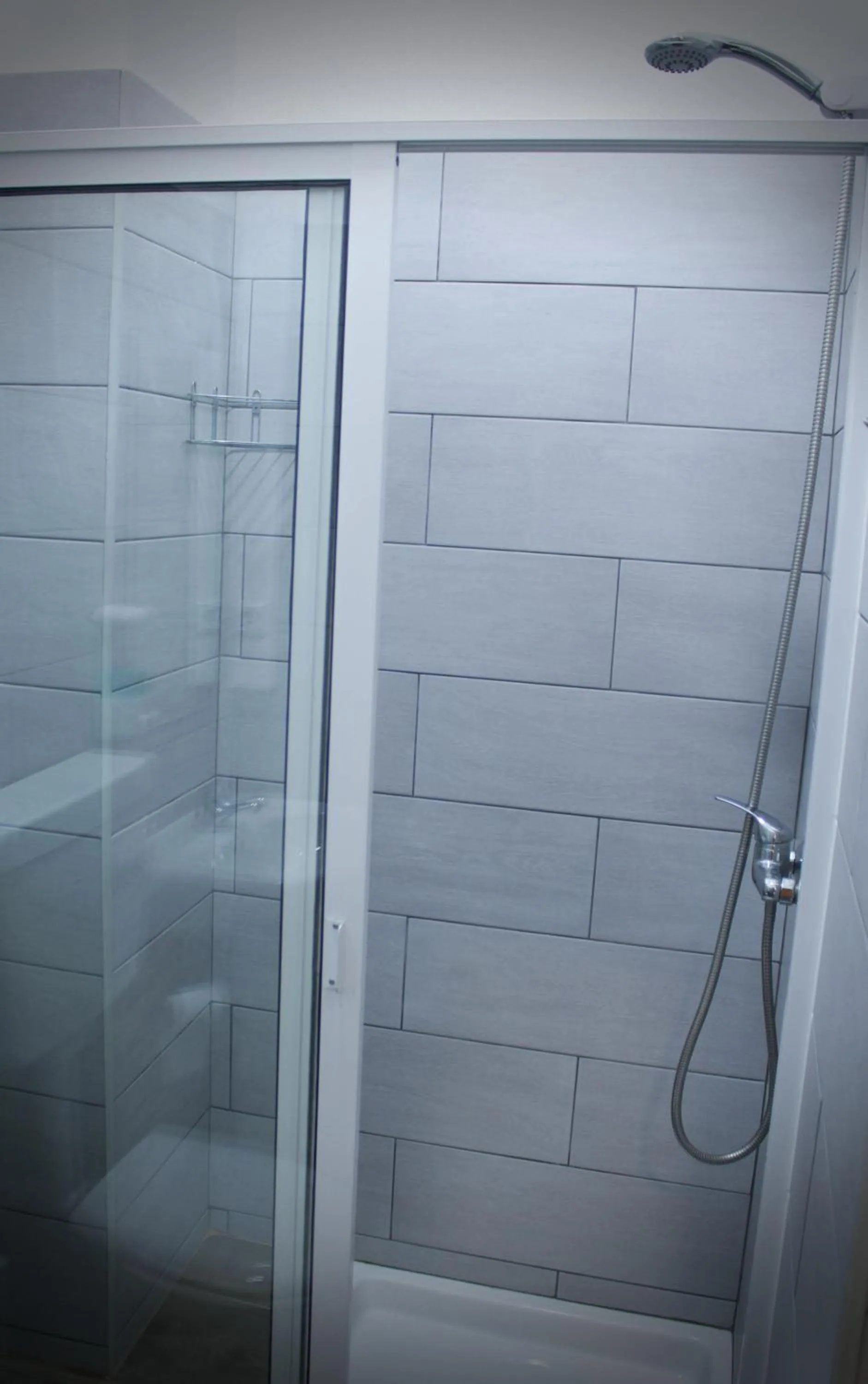 Shower in By Doors Hostel